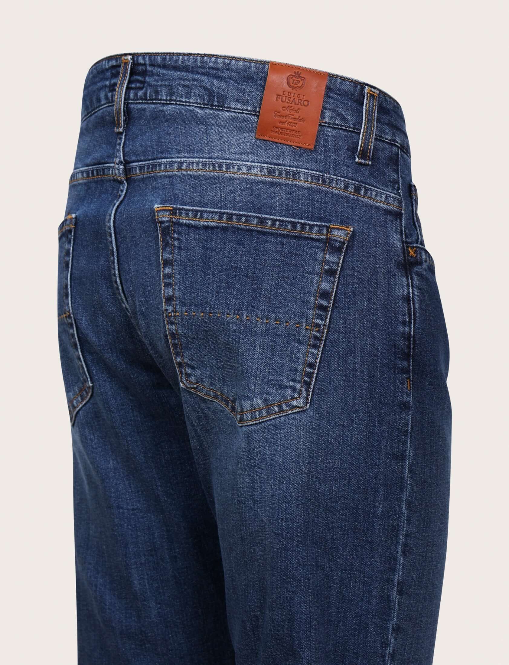 Jeans cinque tasche in cotone stretch - Image 4