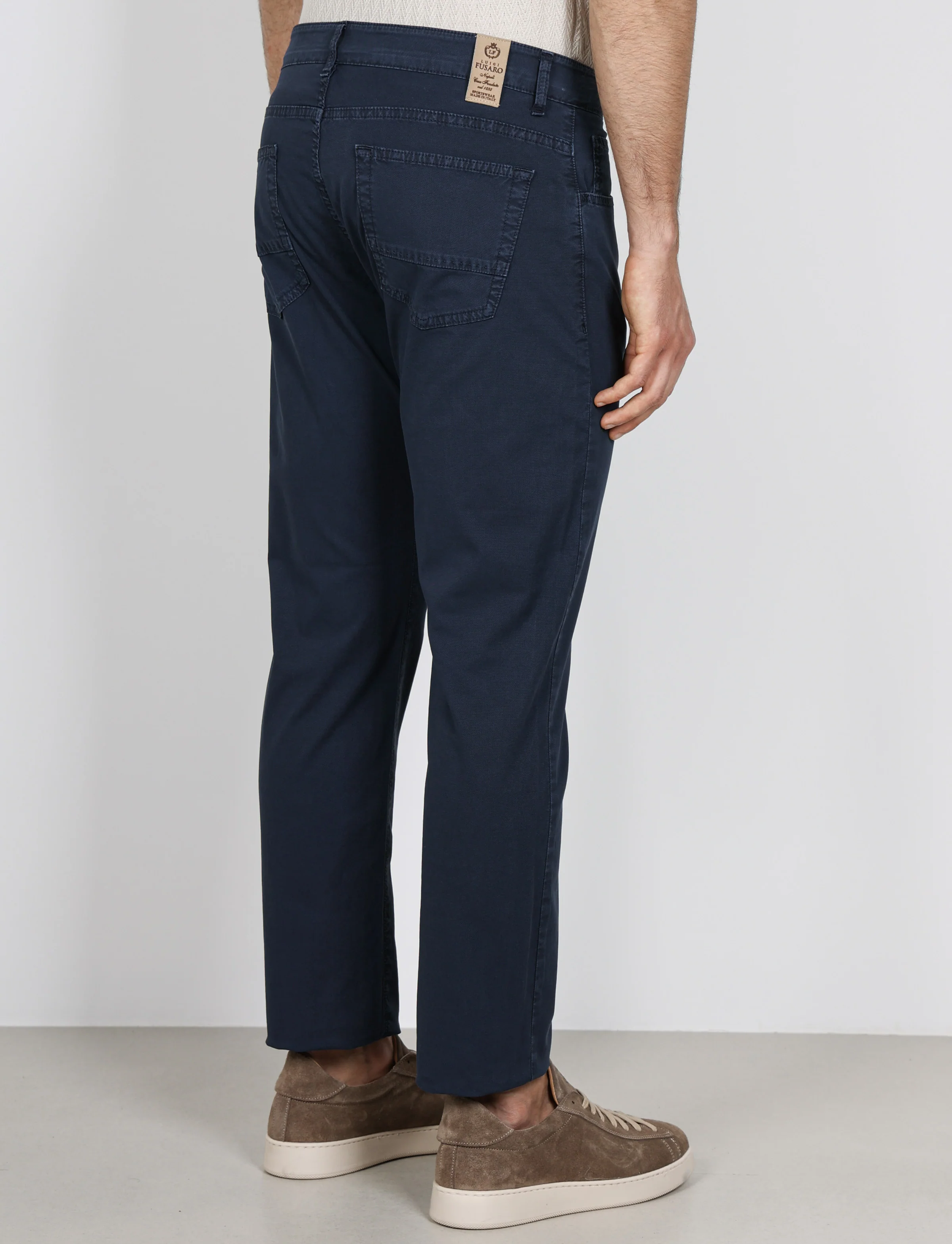 Pantaloni cinque tasche in cotone nido d'ape - Image 33