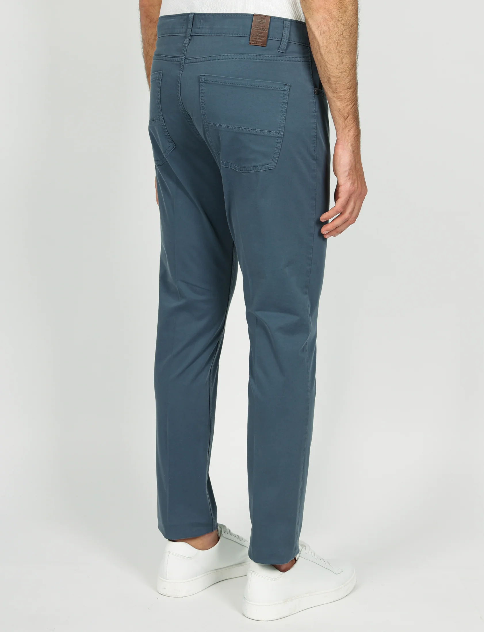 Pantaloni cinque tasche in raso di cotone - Image 10