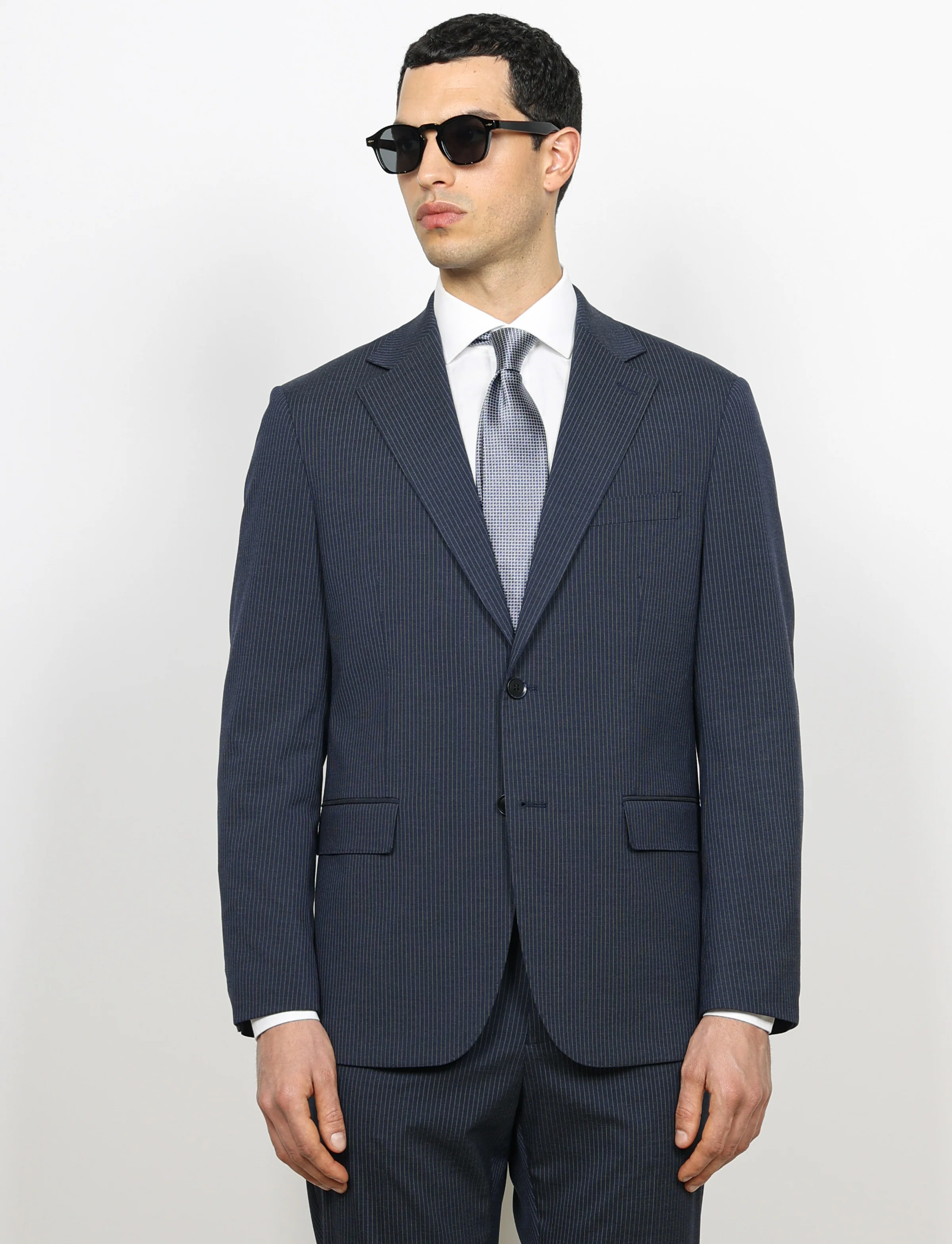 Abito gessato micro riga Drop 4 - Image 10
