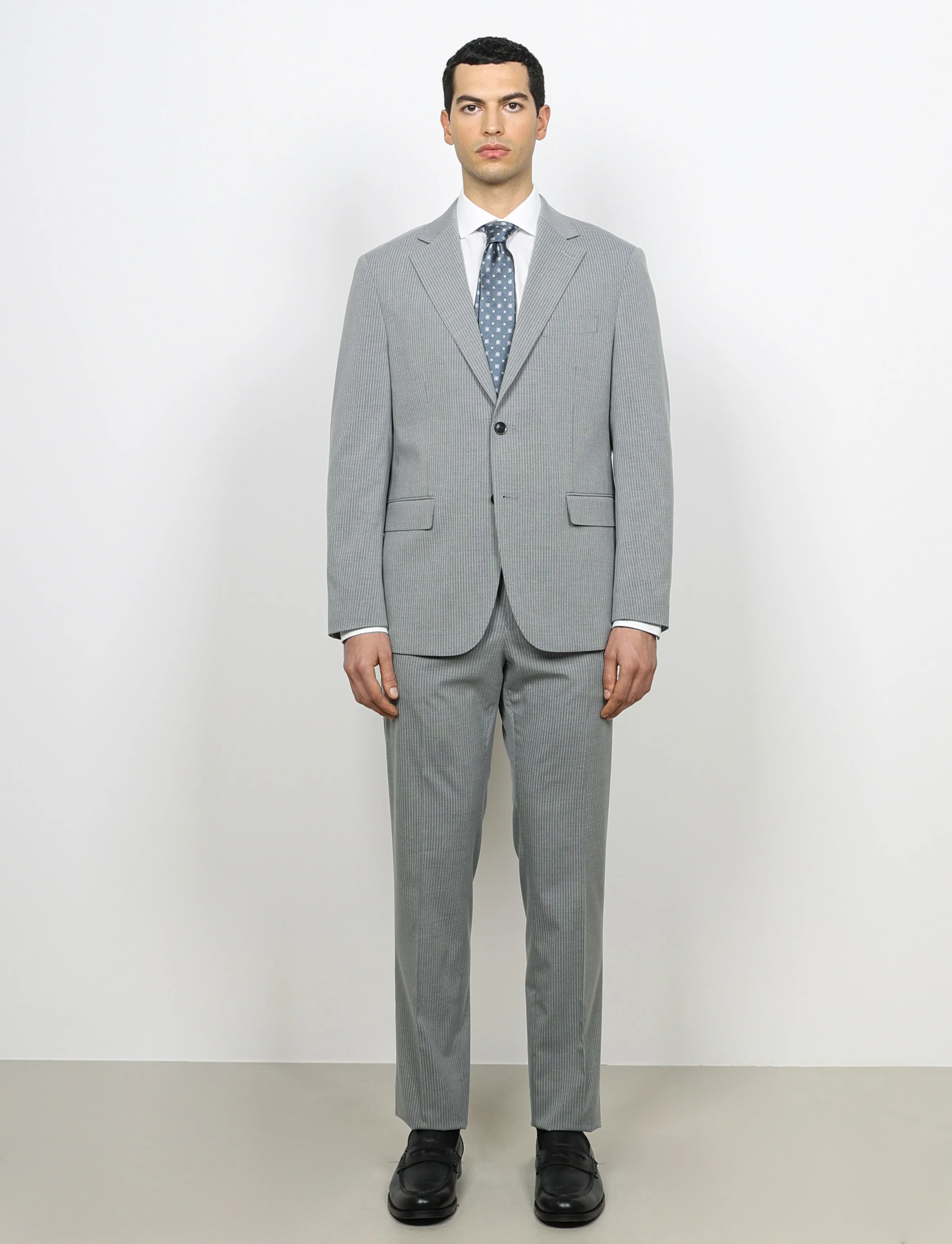 Abito gessato micro riga Drop 4 - Image 16