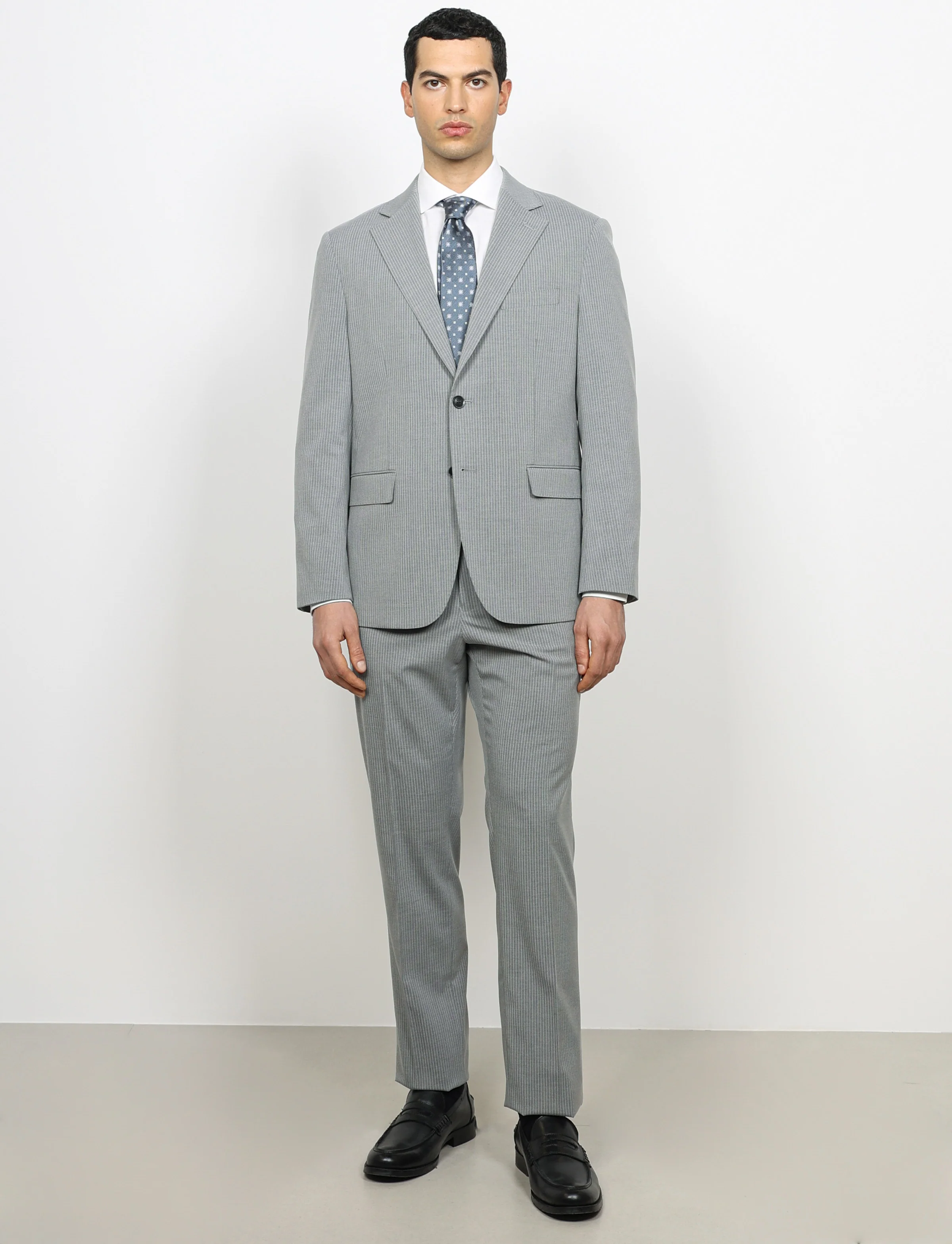 Abito gessato micro riga Drop 4 - Image 17