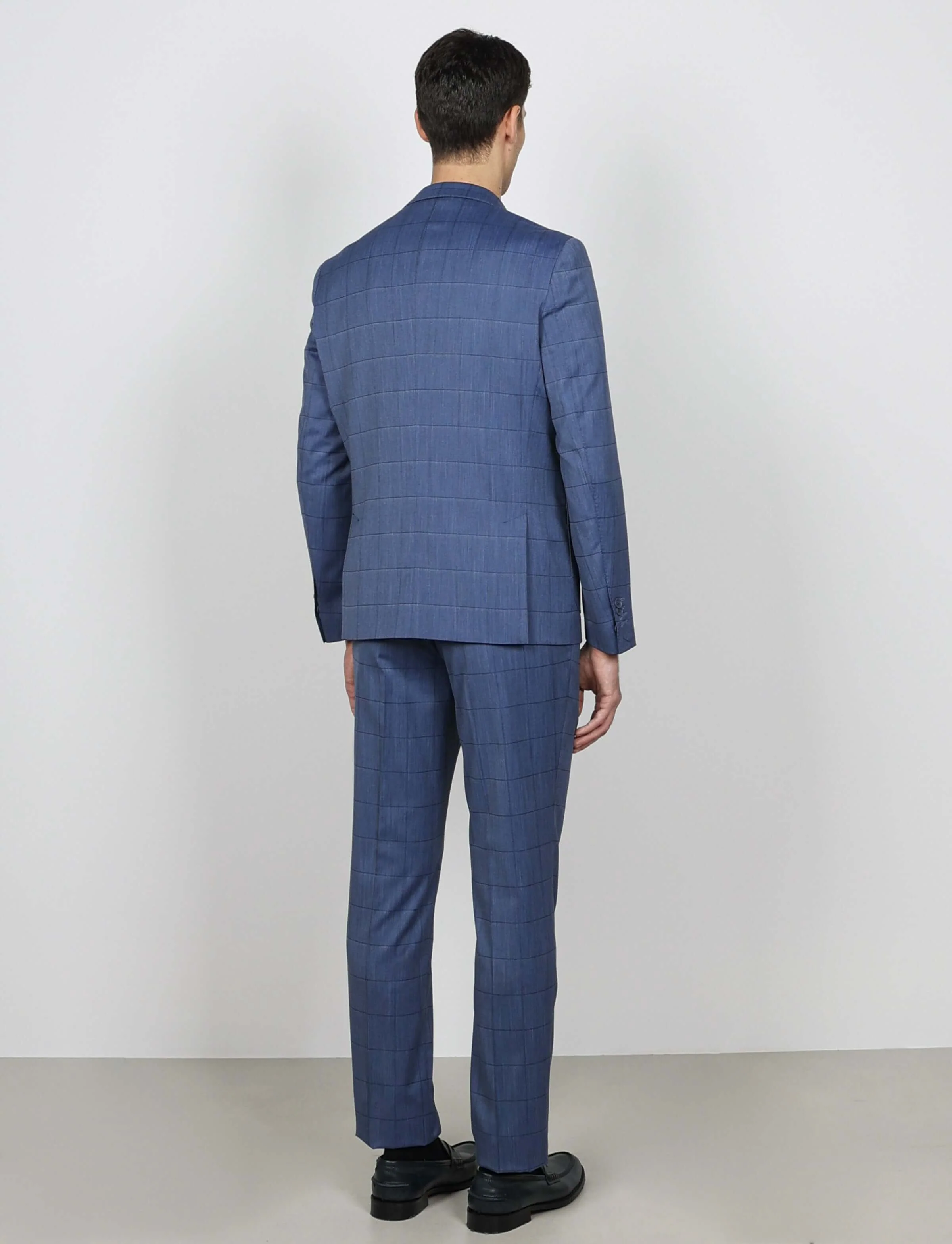 Abito con motivo check Drop 7 - Image 5