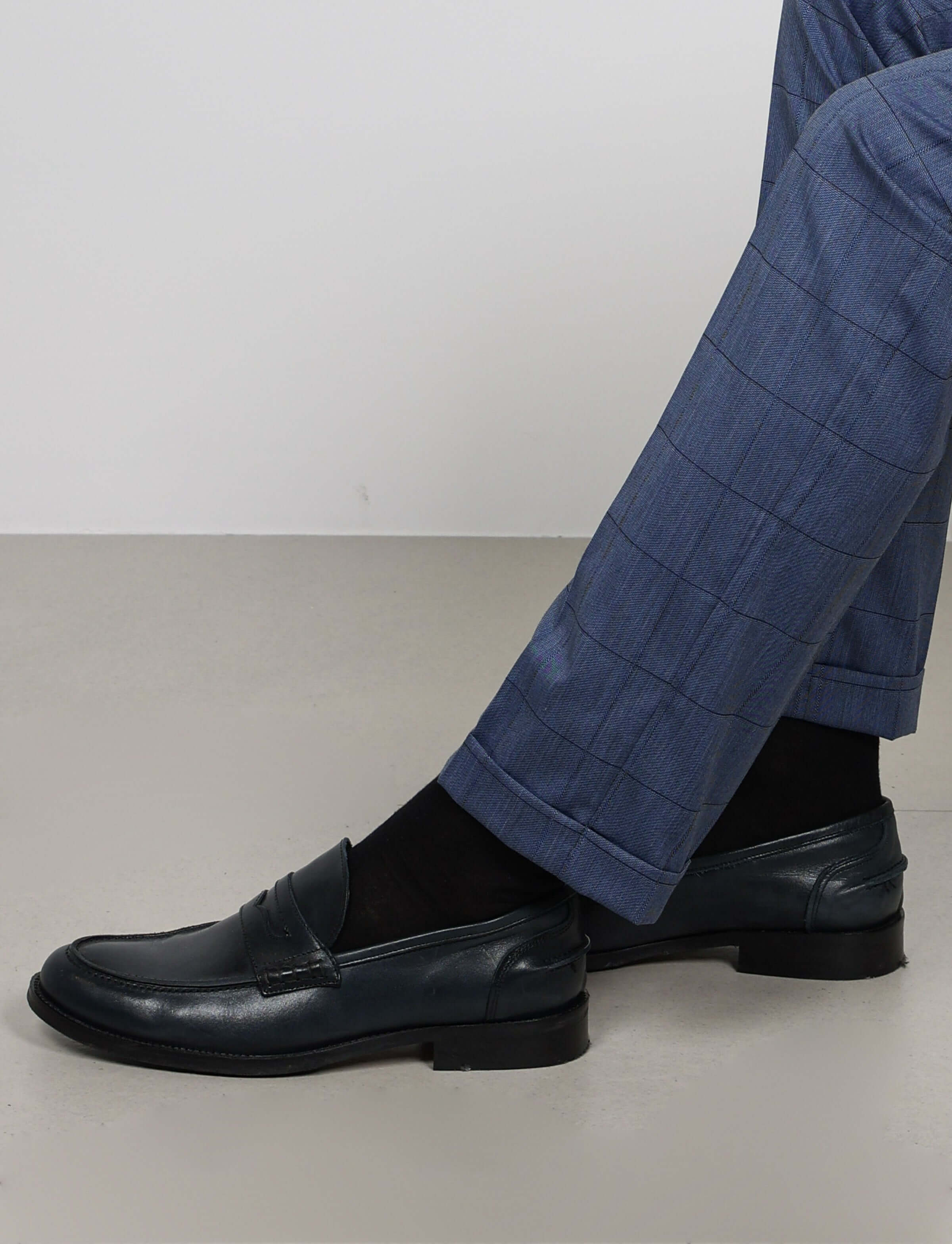 Abito con motivo check Drop 7 - Image 6