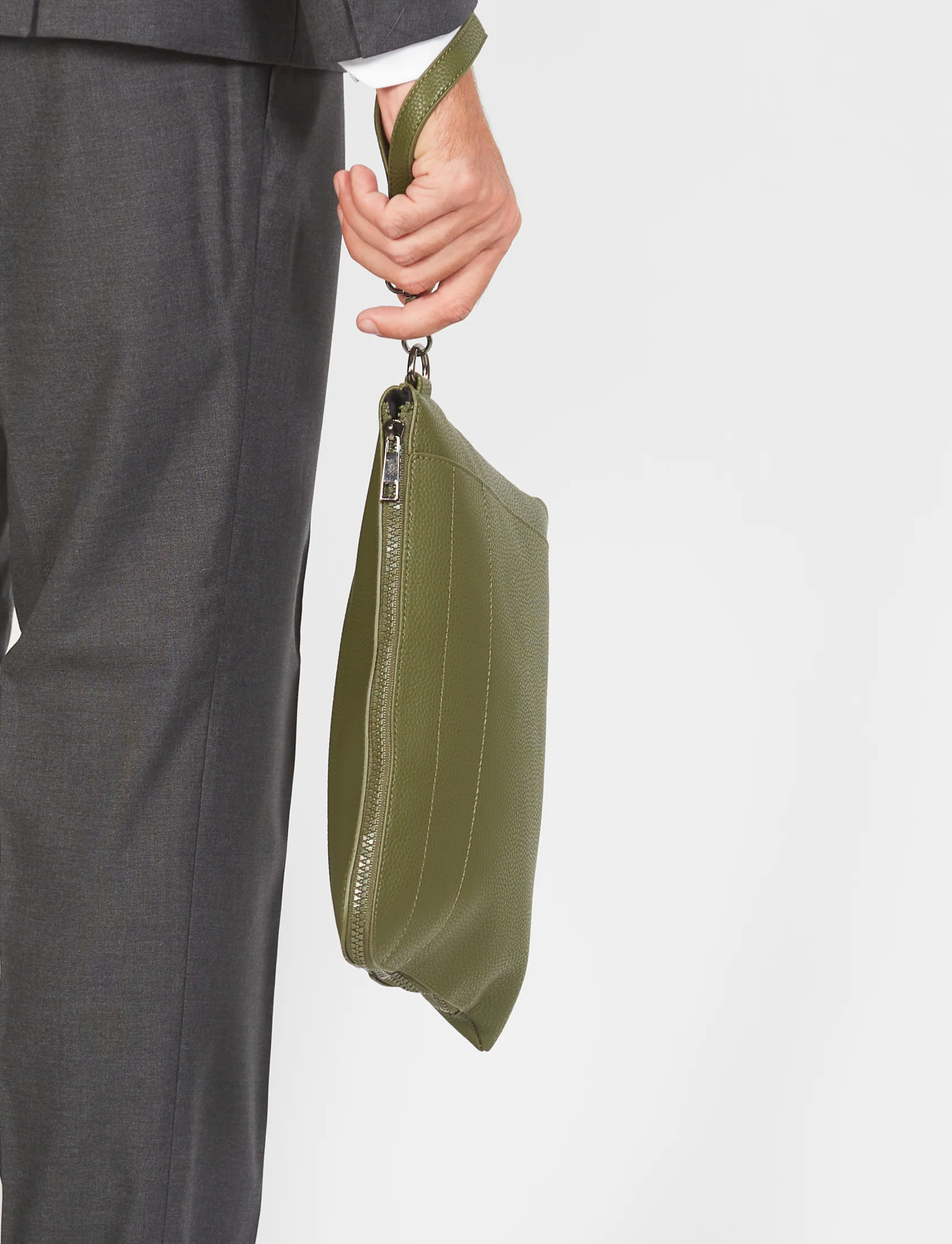 Pochette in eco-pelle con manico - Image 16