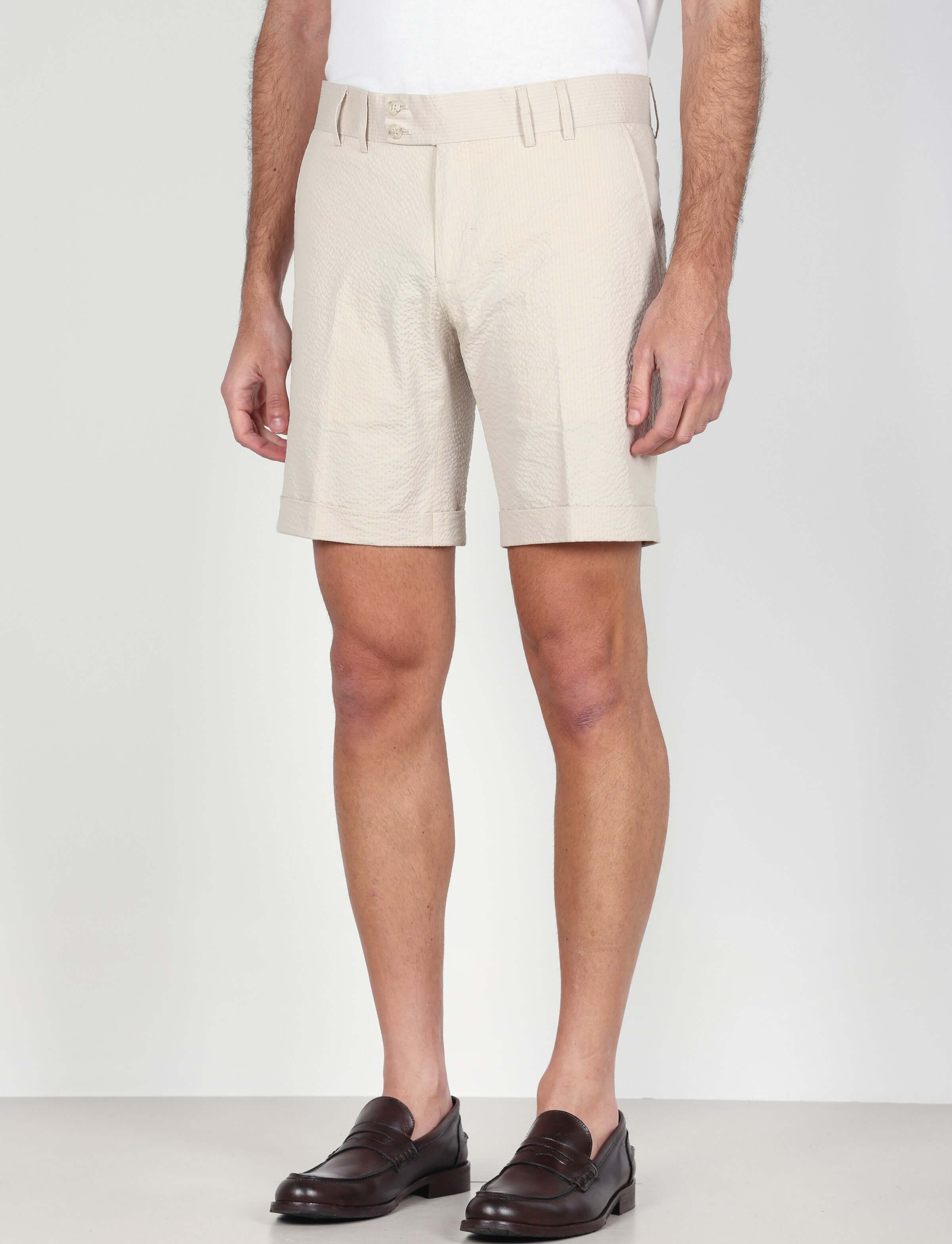 Bermuda in cotone goffrato - Image 12