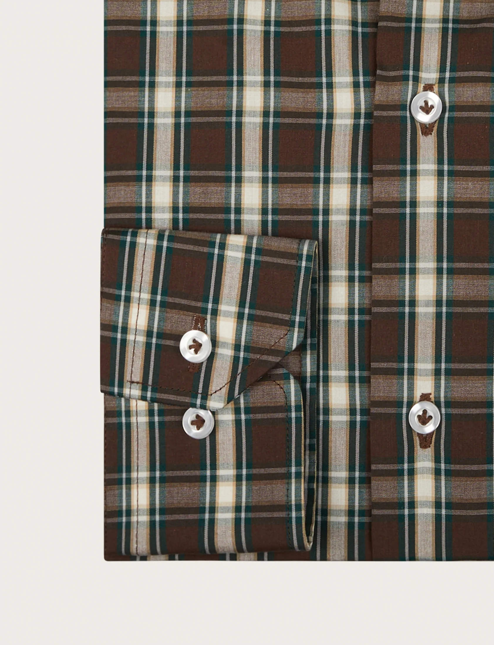 Camicia in cotone fantasia check - Image 3