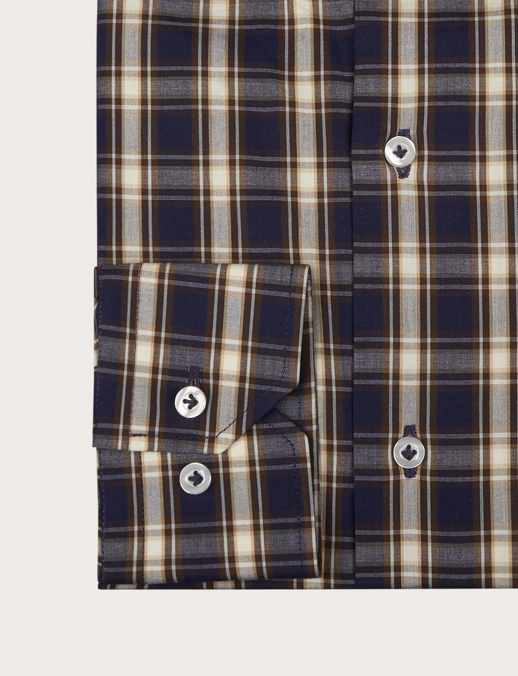 Camicia in cotone fantasia check - Image 6