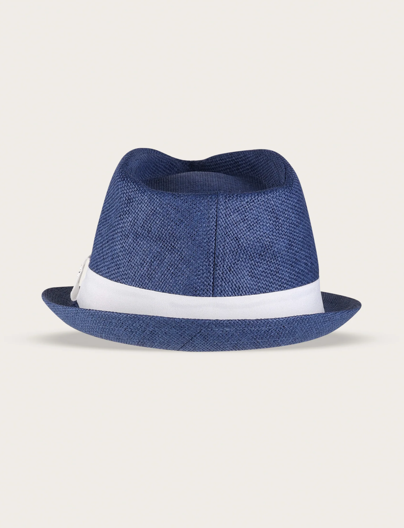 Cappello fedora in paglia con nastro a contrasto - Image 13