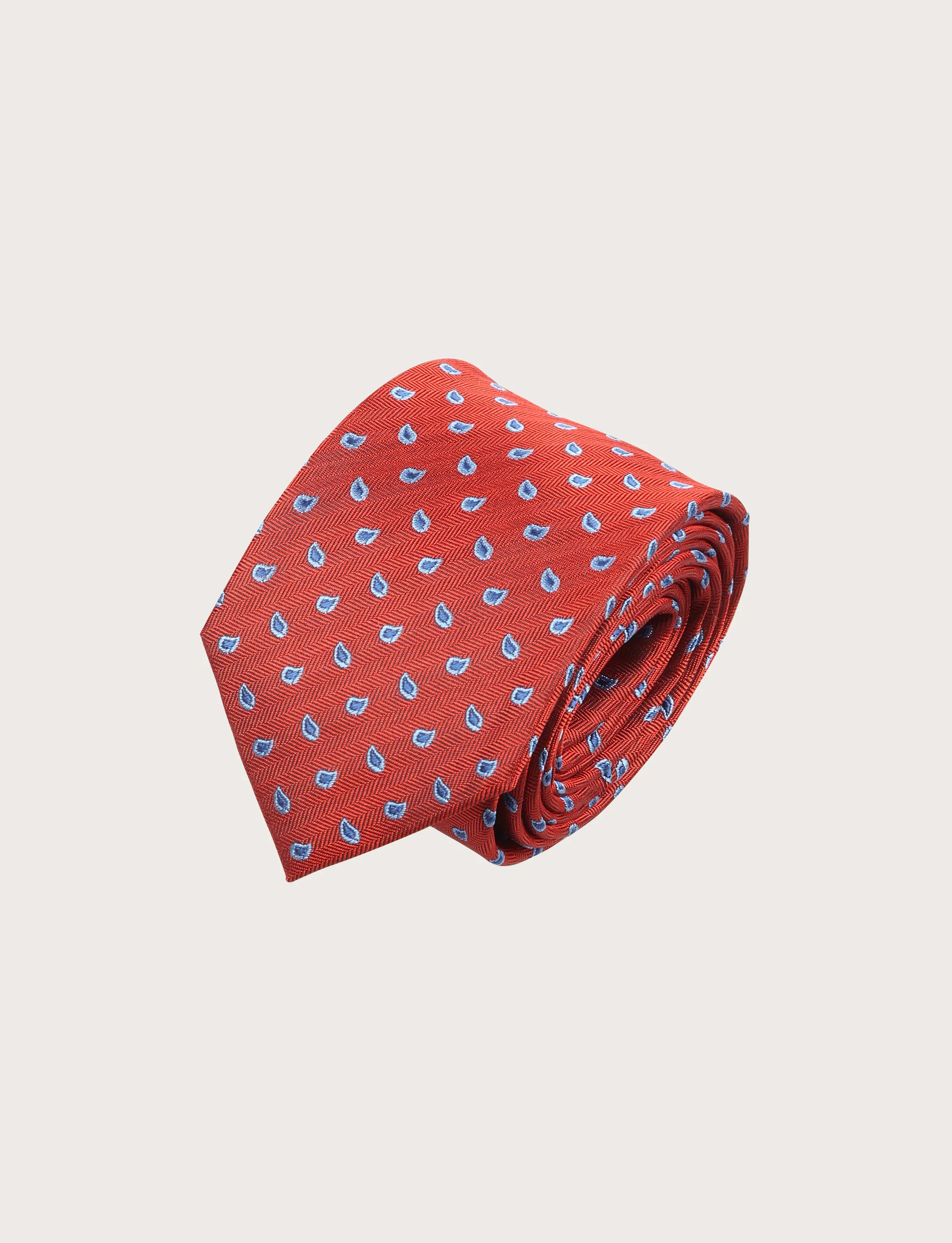 Cravatta in seta fantasia micro paisley - Image 9