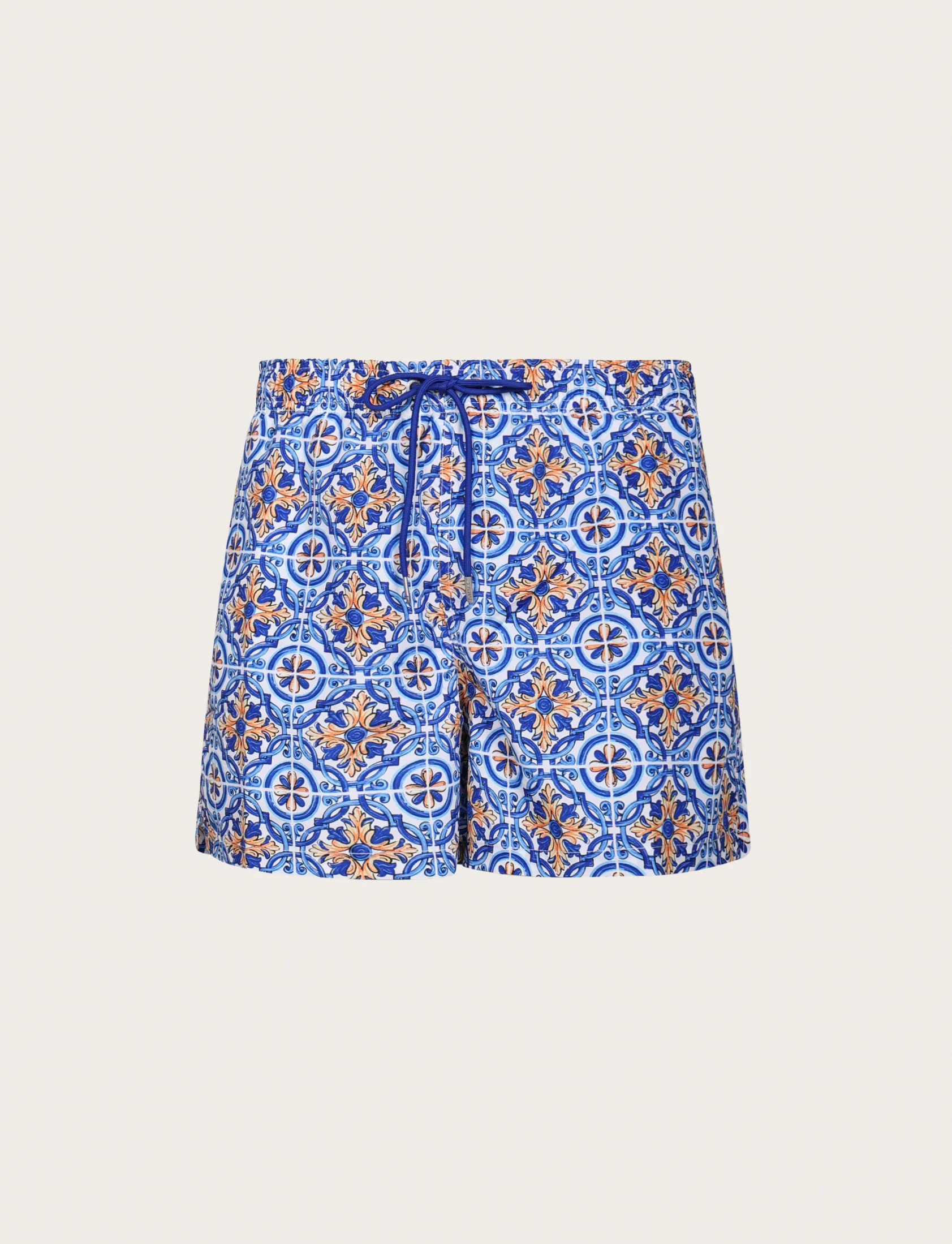 Costume da bagno fantasia mediterranea blu