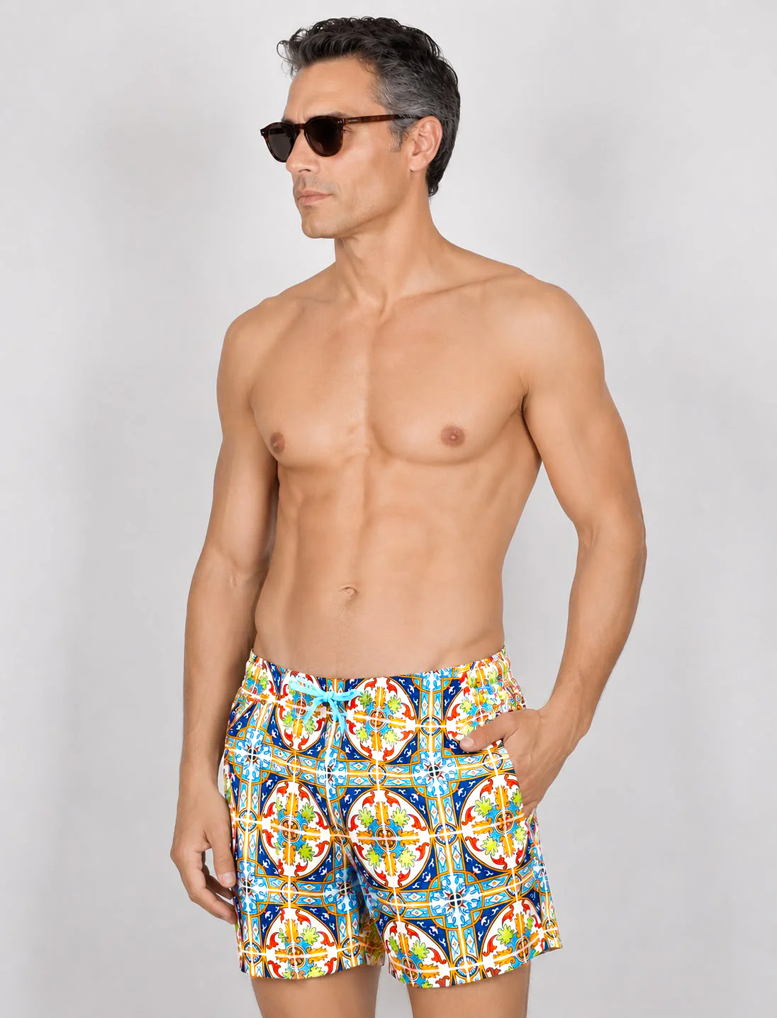 Costume da bagno fantasia maiolica mediterranea - Image 2