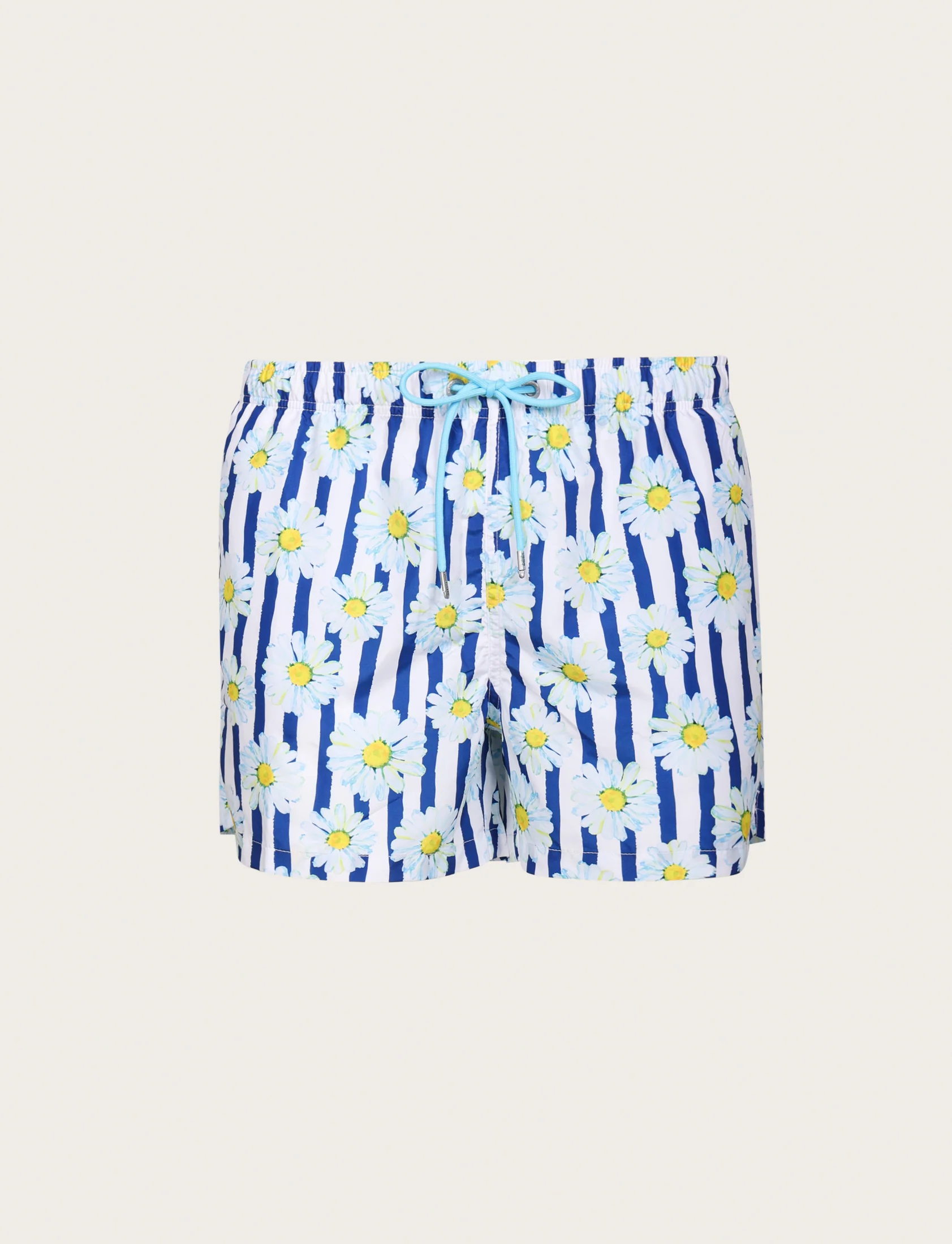 Costume da bagno fantasia floreale a righe