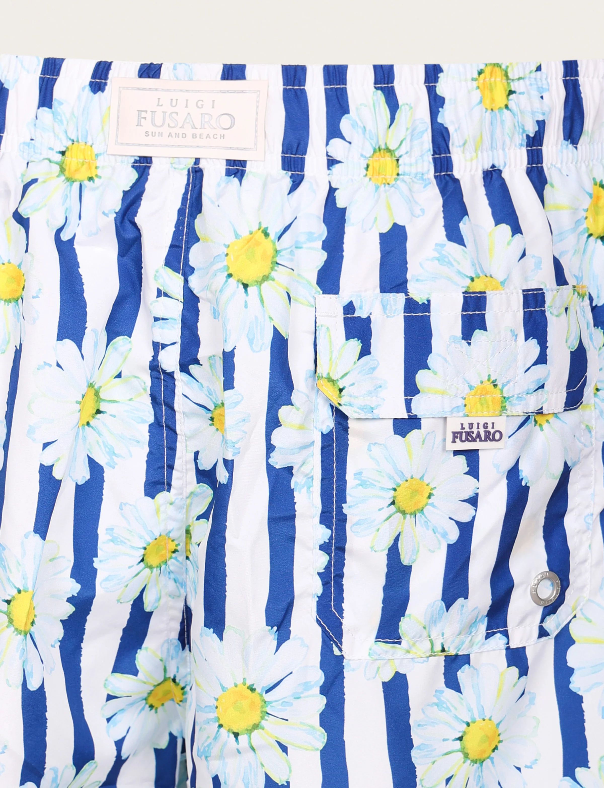 Costume da bagno fantasia floreale a righe - Image 3