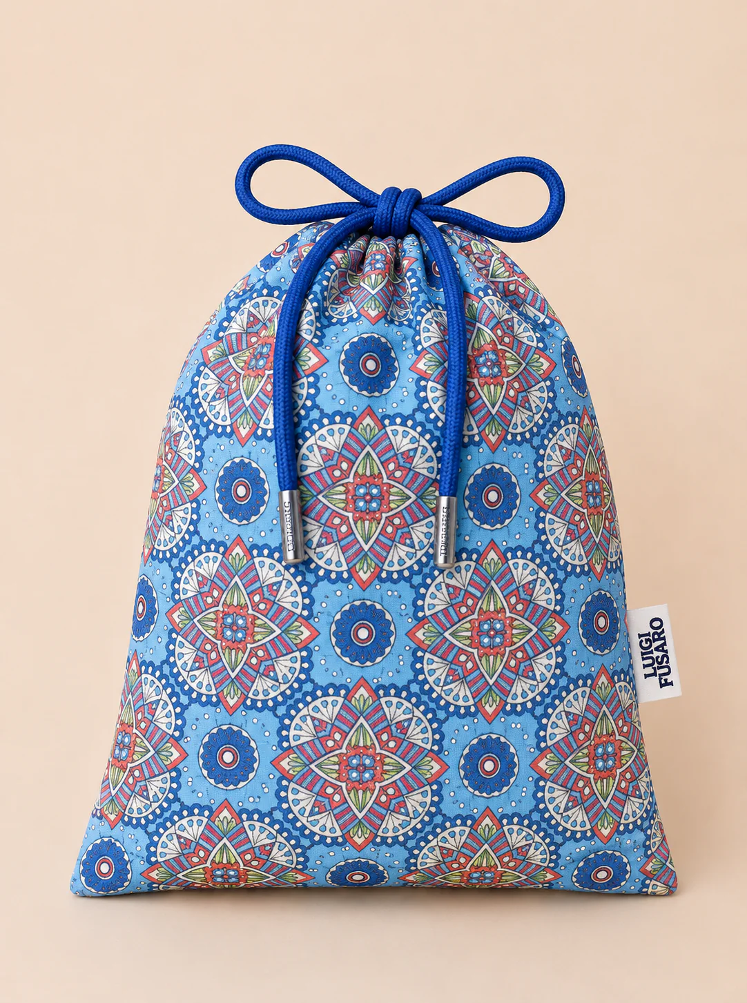 Costume da bagno fantasia geometrica celeste - Image 4