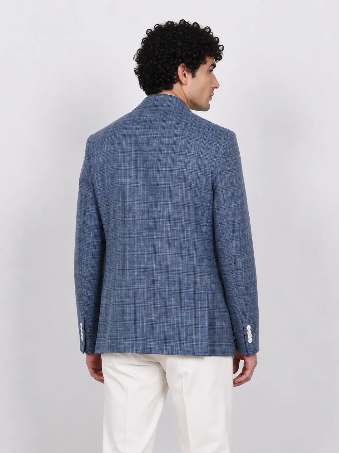 Giacca principe di galles denim - Image 4