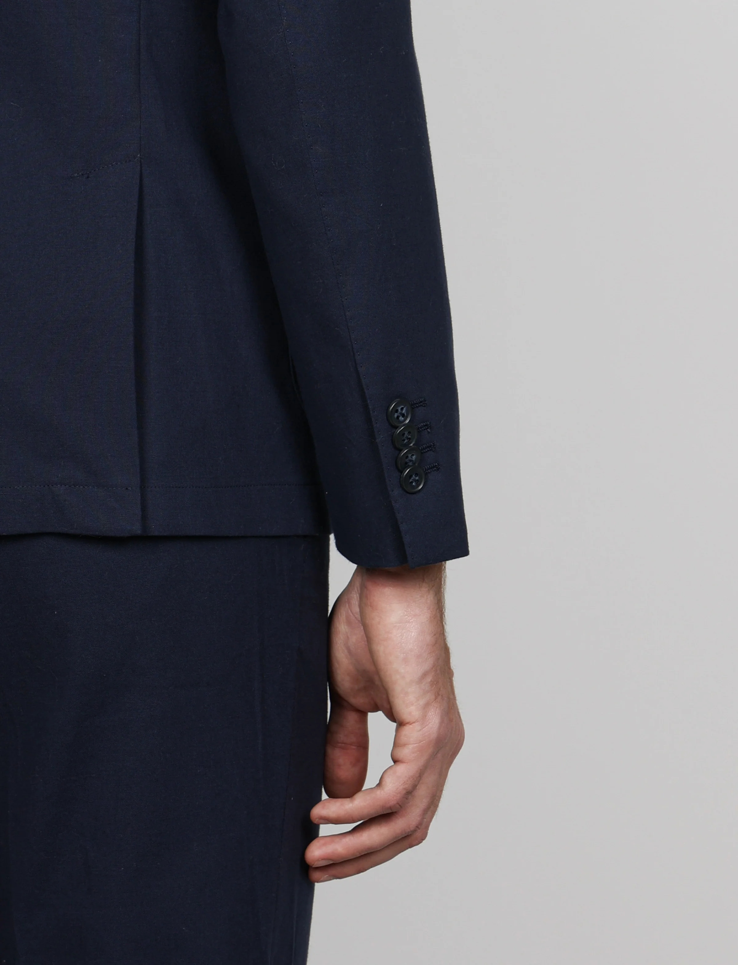Giacca tinta unita in cotone stretch Drop 7 - Image 20