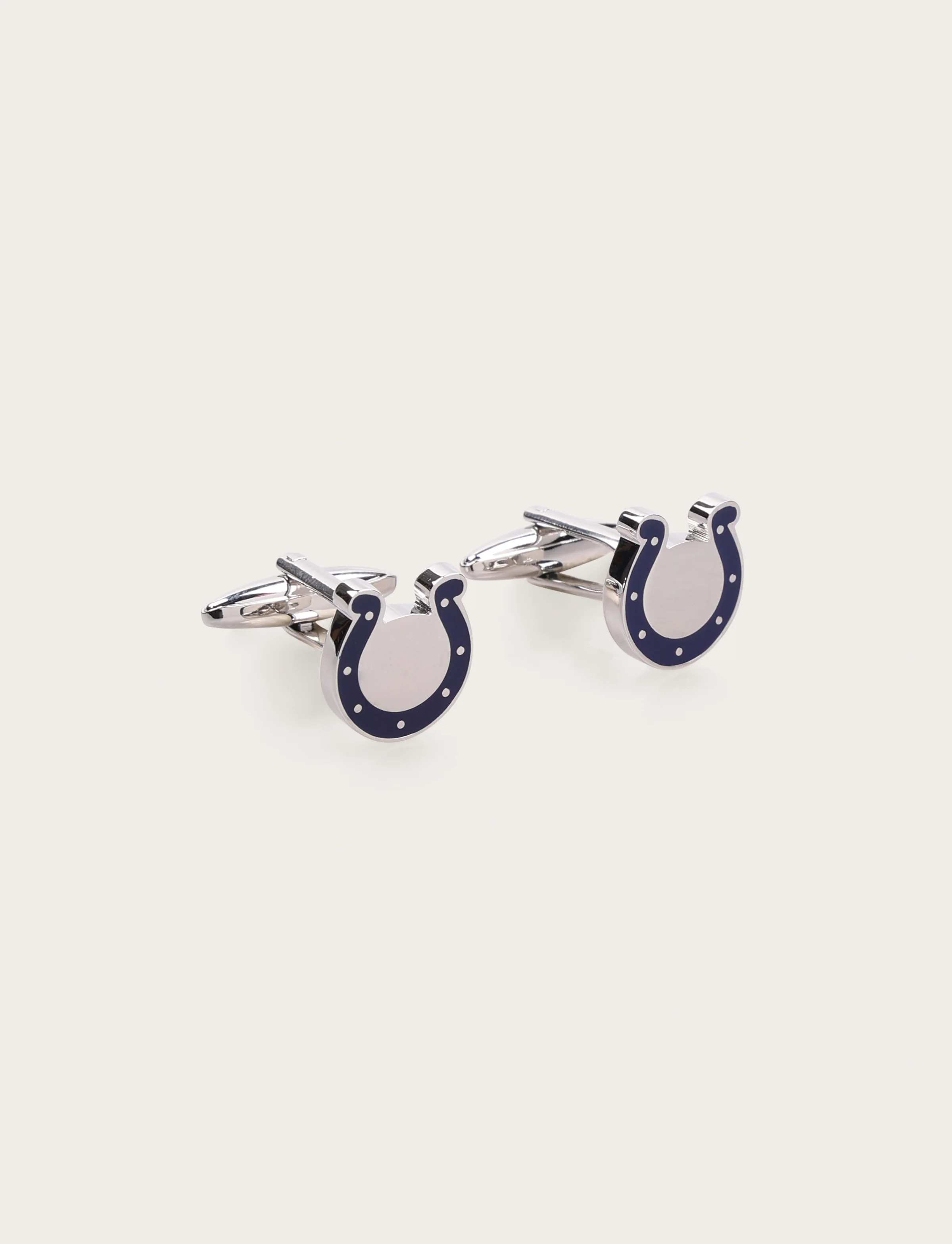 Gemelli da camicia ferro di cavallo portafortuna