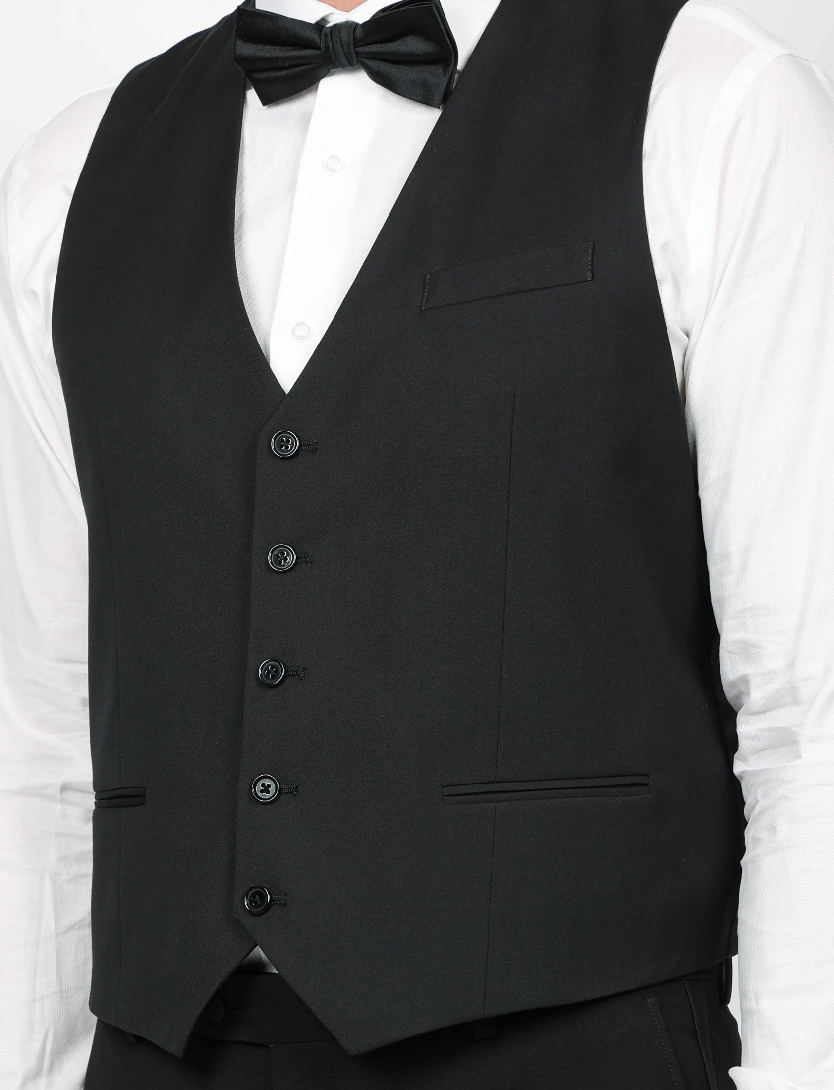 Gilet monopetto tinta unita - Image 11