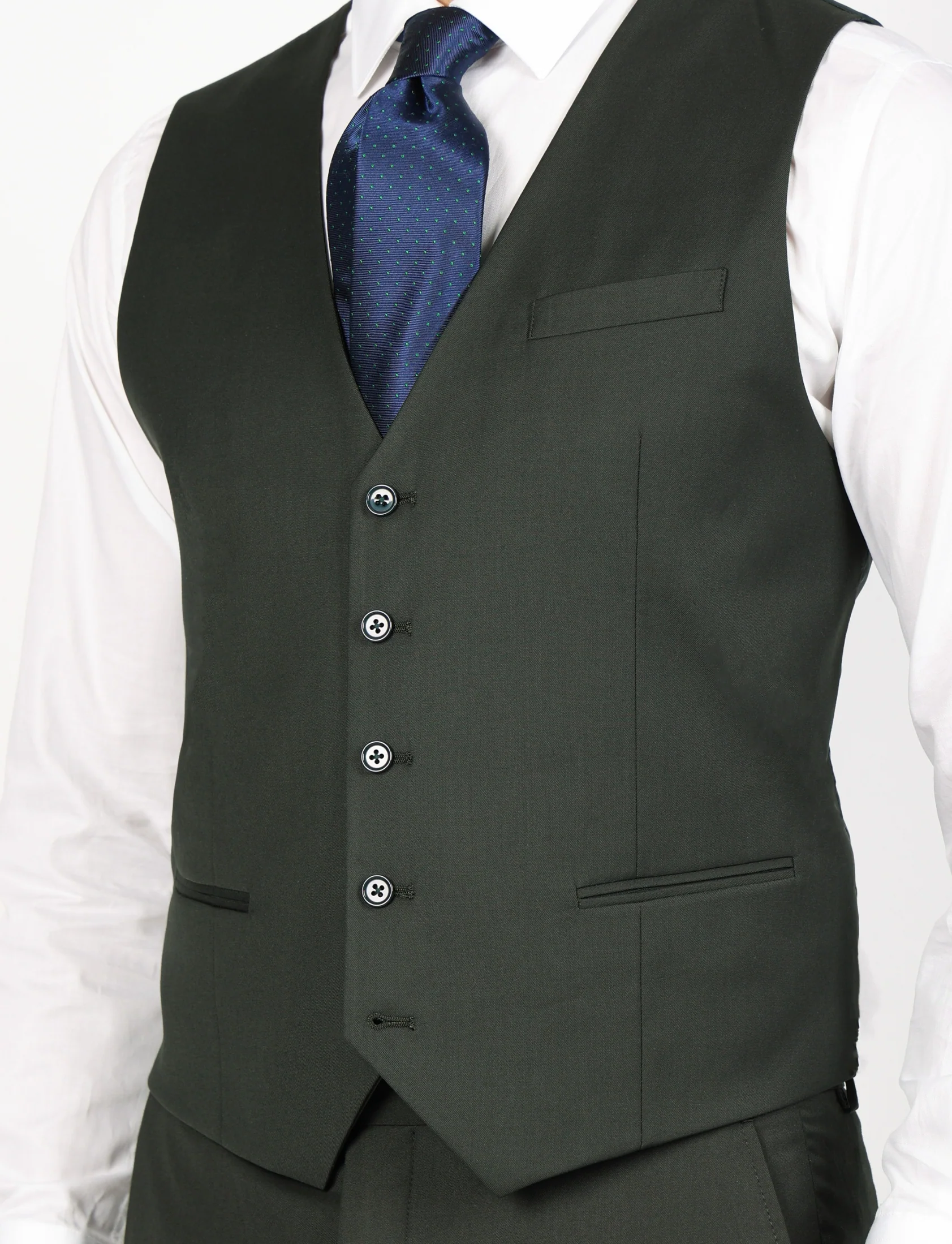 Gilet monopetto tinta unita - Image 3