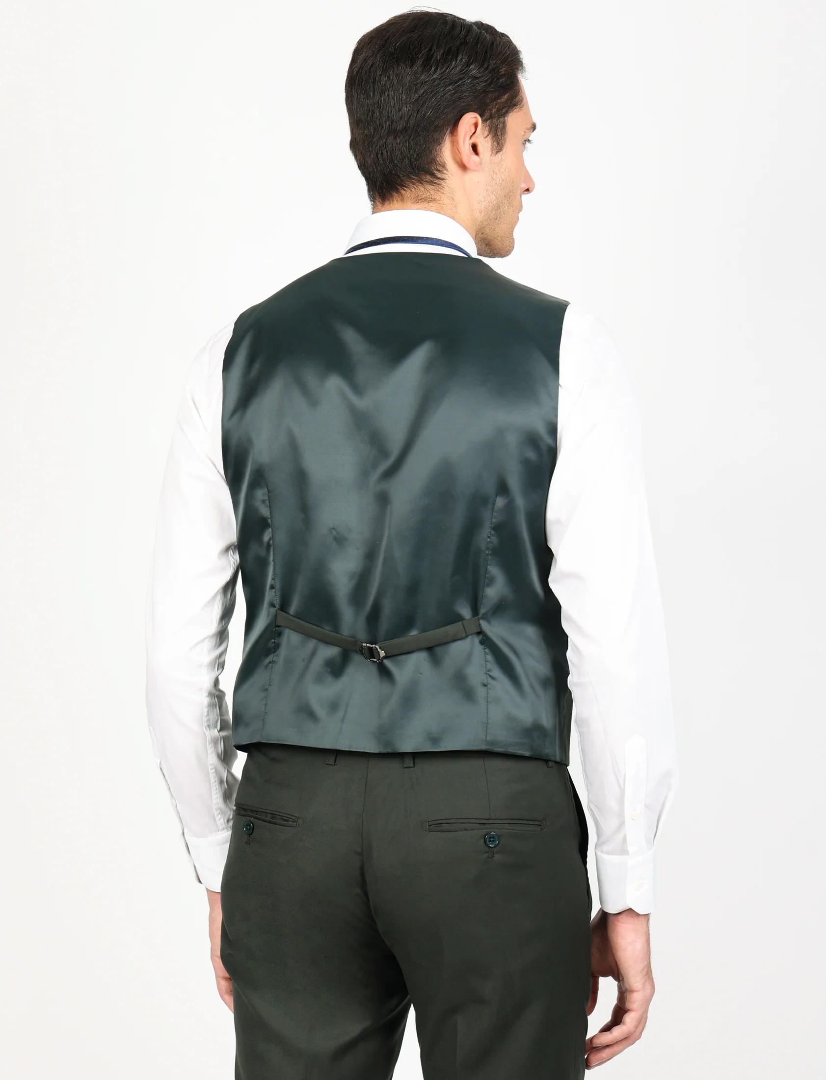 Gilet monopetto tinta unita - Image 4