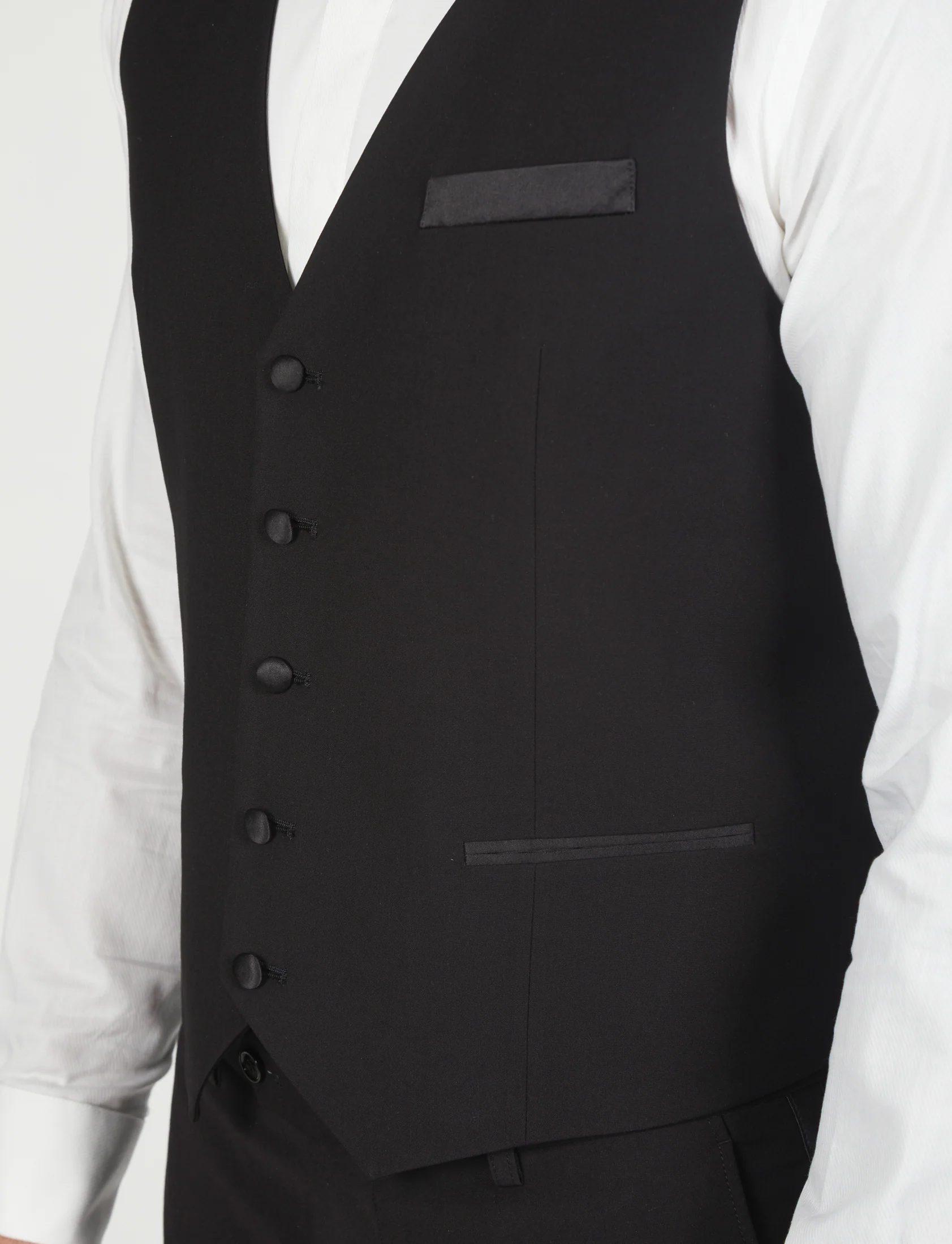 Gilet cerimonia con dettagli in raso - Image 8