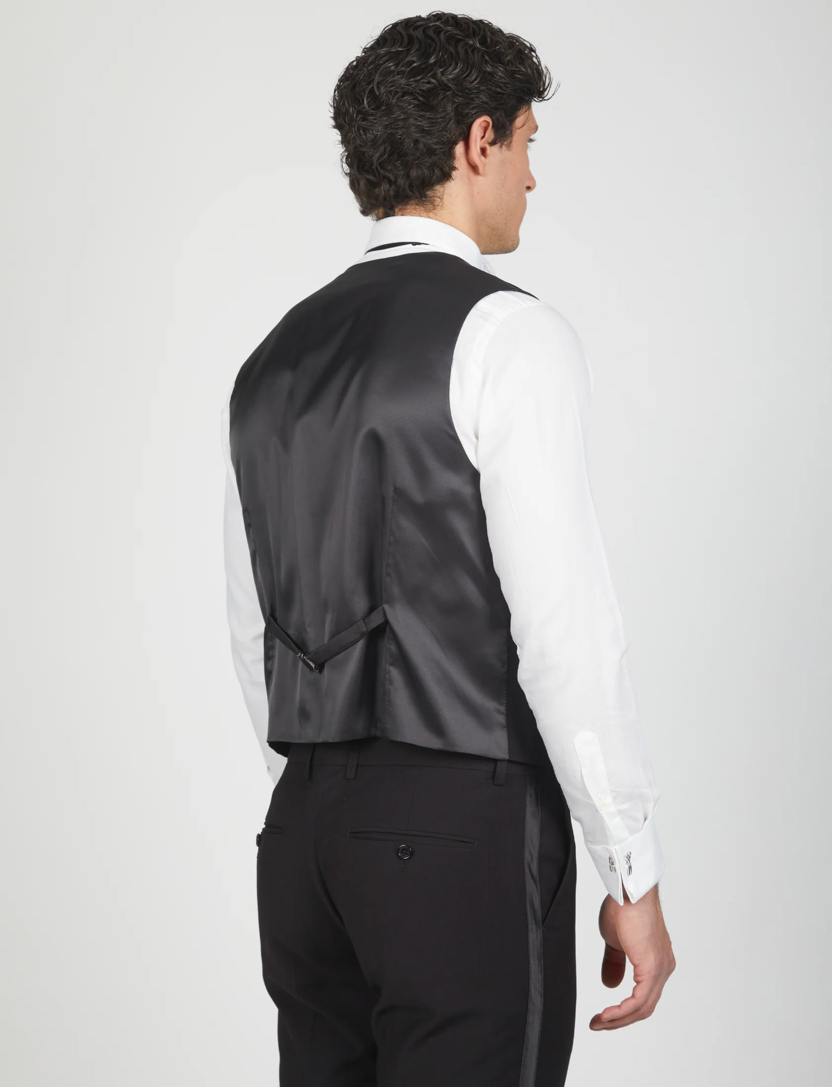 Gilet cerimonia con dettagli in raso - Image 9
