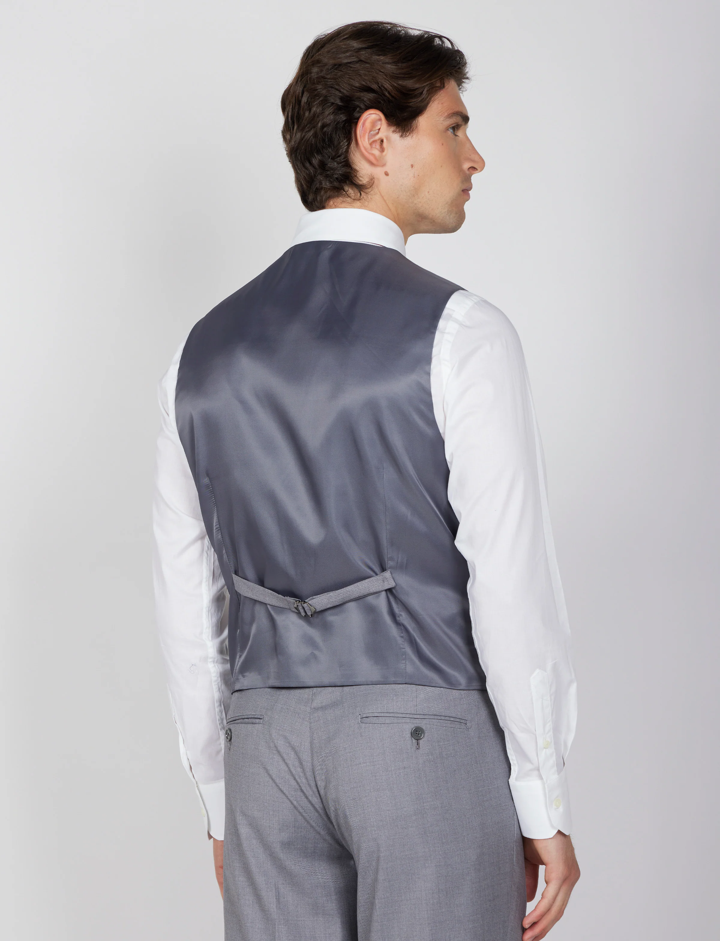 Gilet classico tinta unita - Image 3