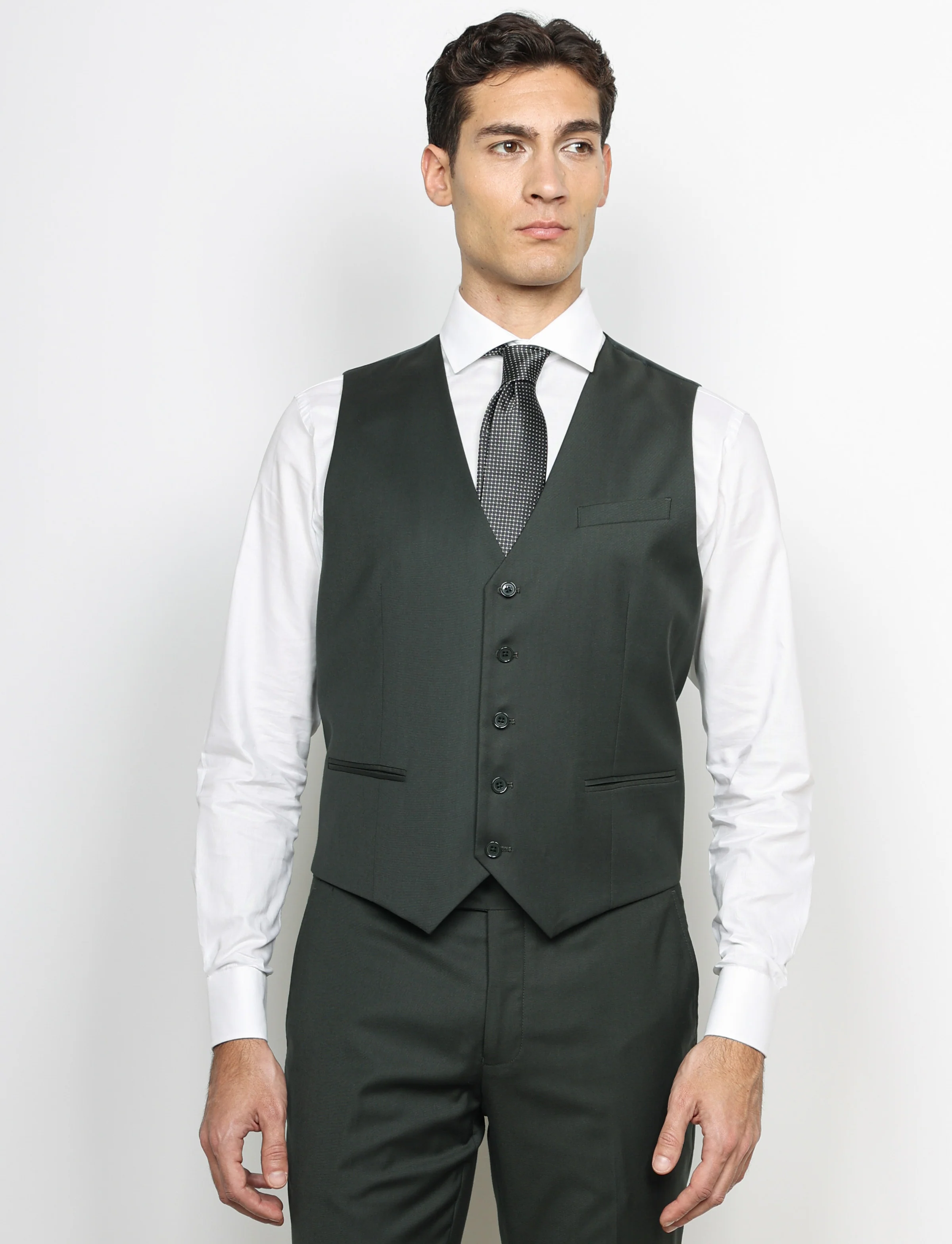 Gilet classico tinta unita - Image 4