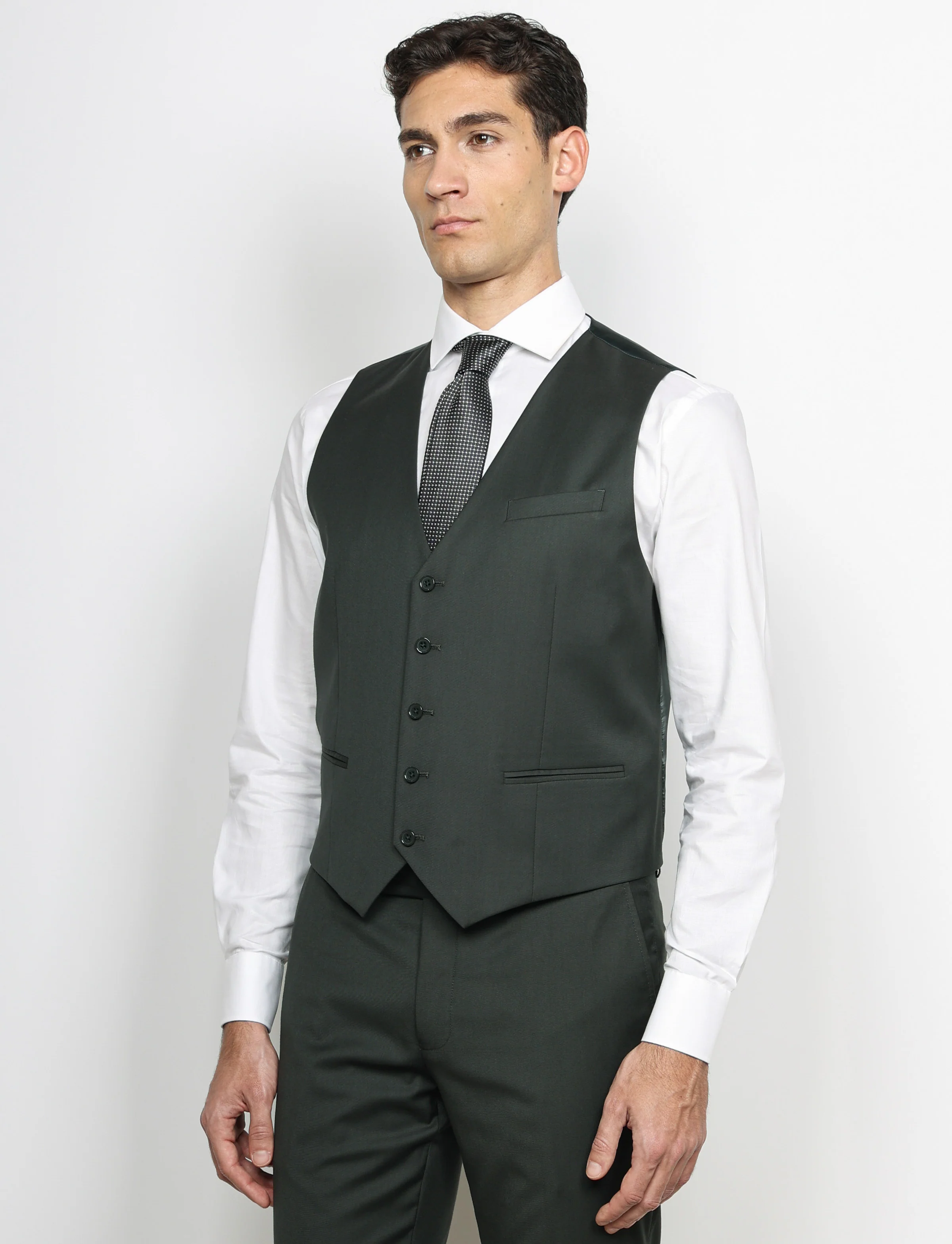 Gilet classico tinta unita - Image 5