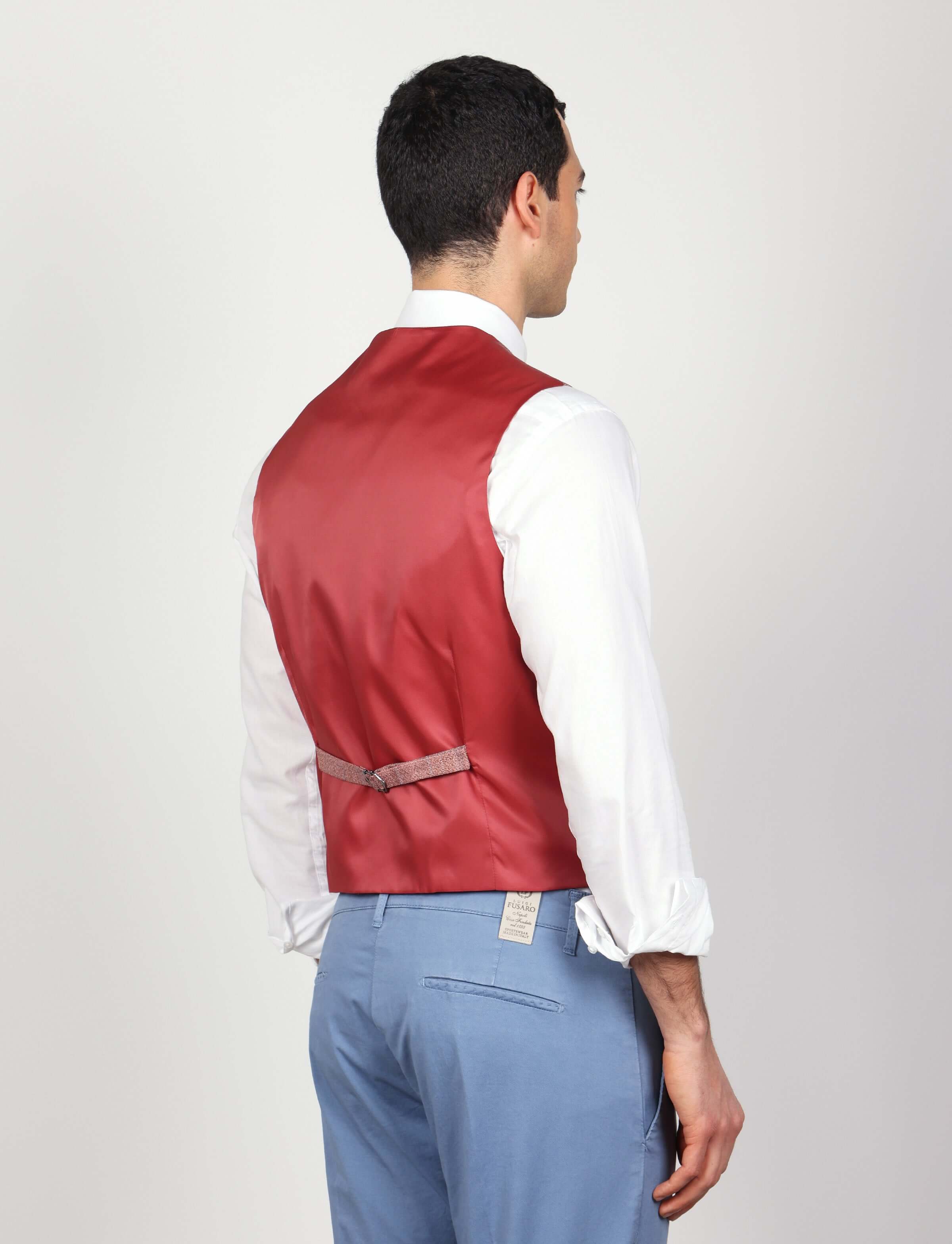 Gilet principe di galles corallo - Image 4