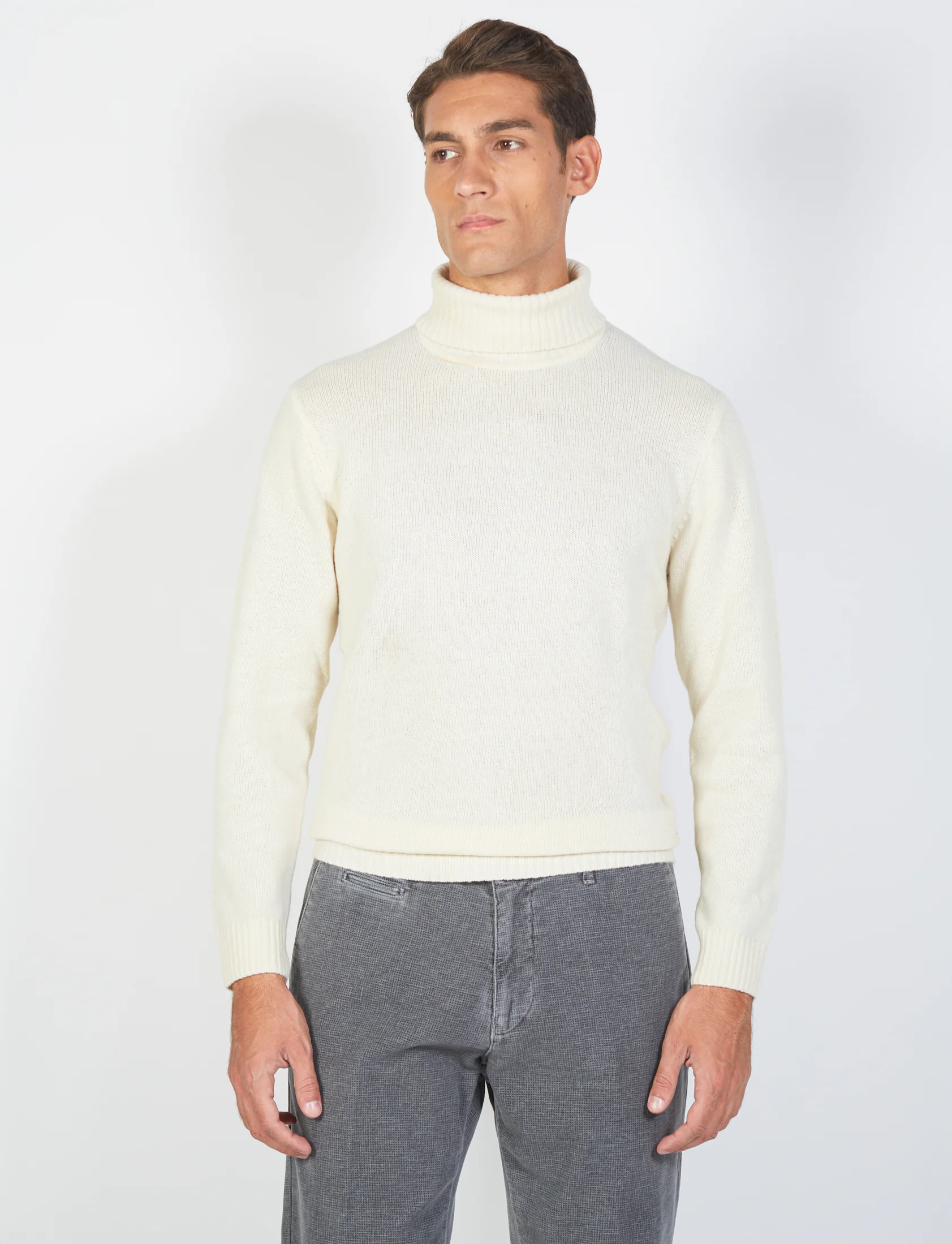 Maglia dolcevita in lambswool - Image 4