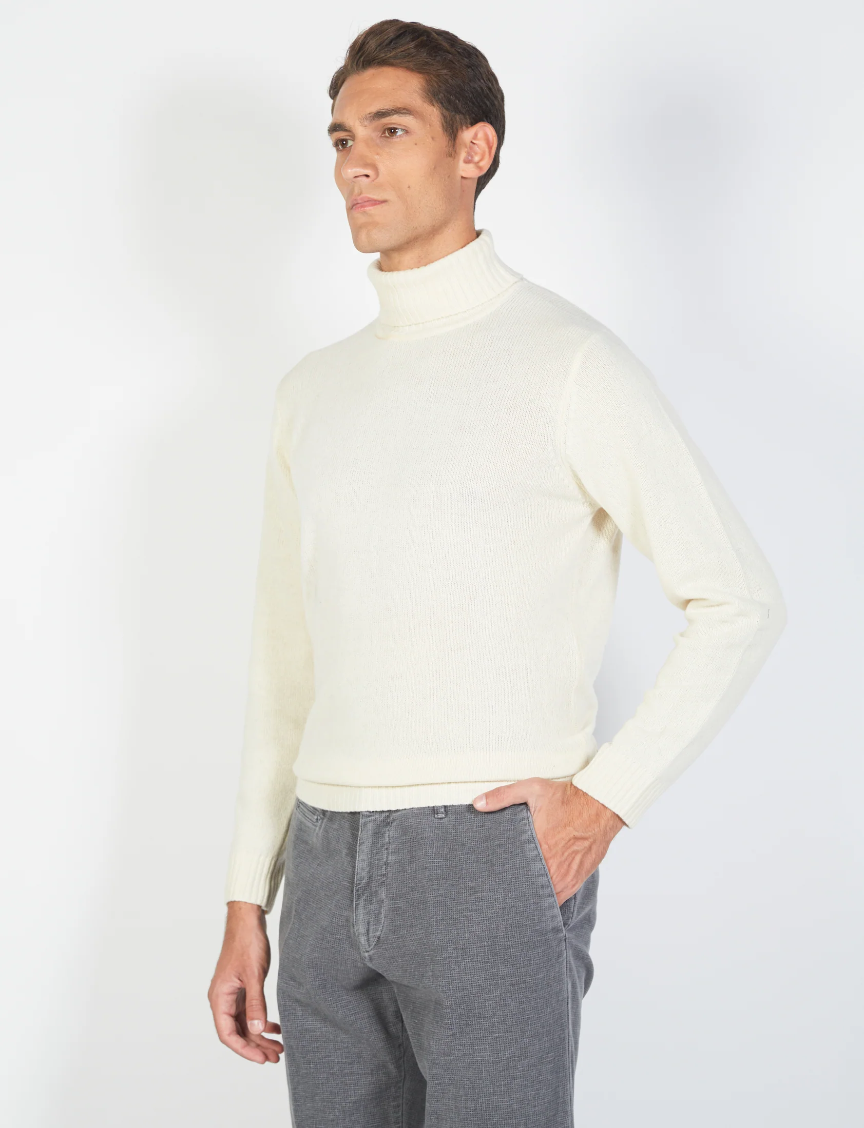 Maglia dolcevita in lambswool - Image 5