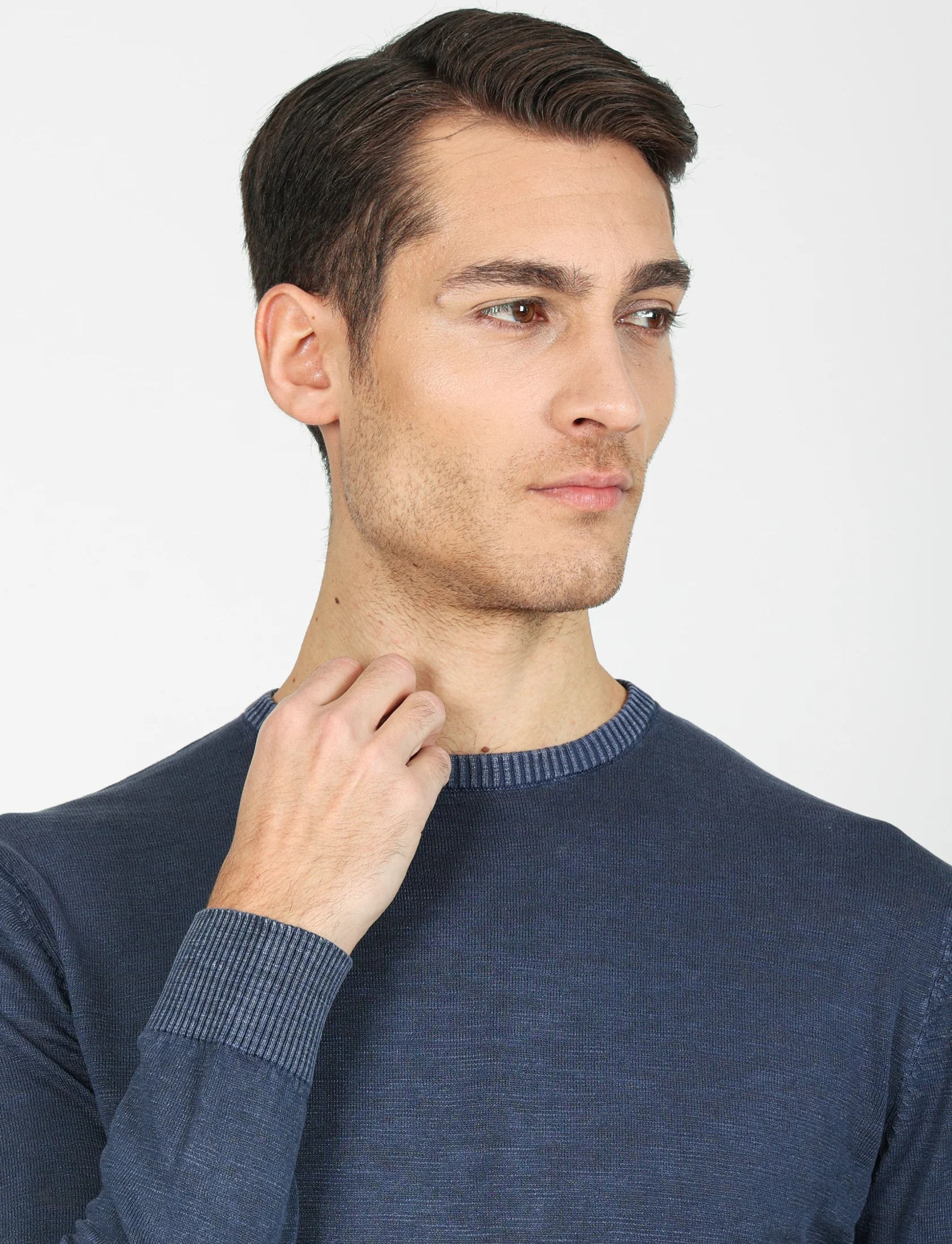 Maglia in 100% cotone stone wash - Image 3