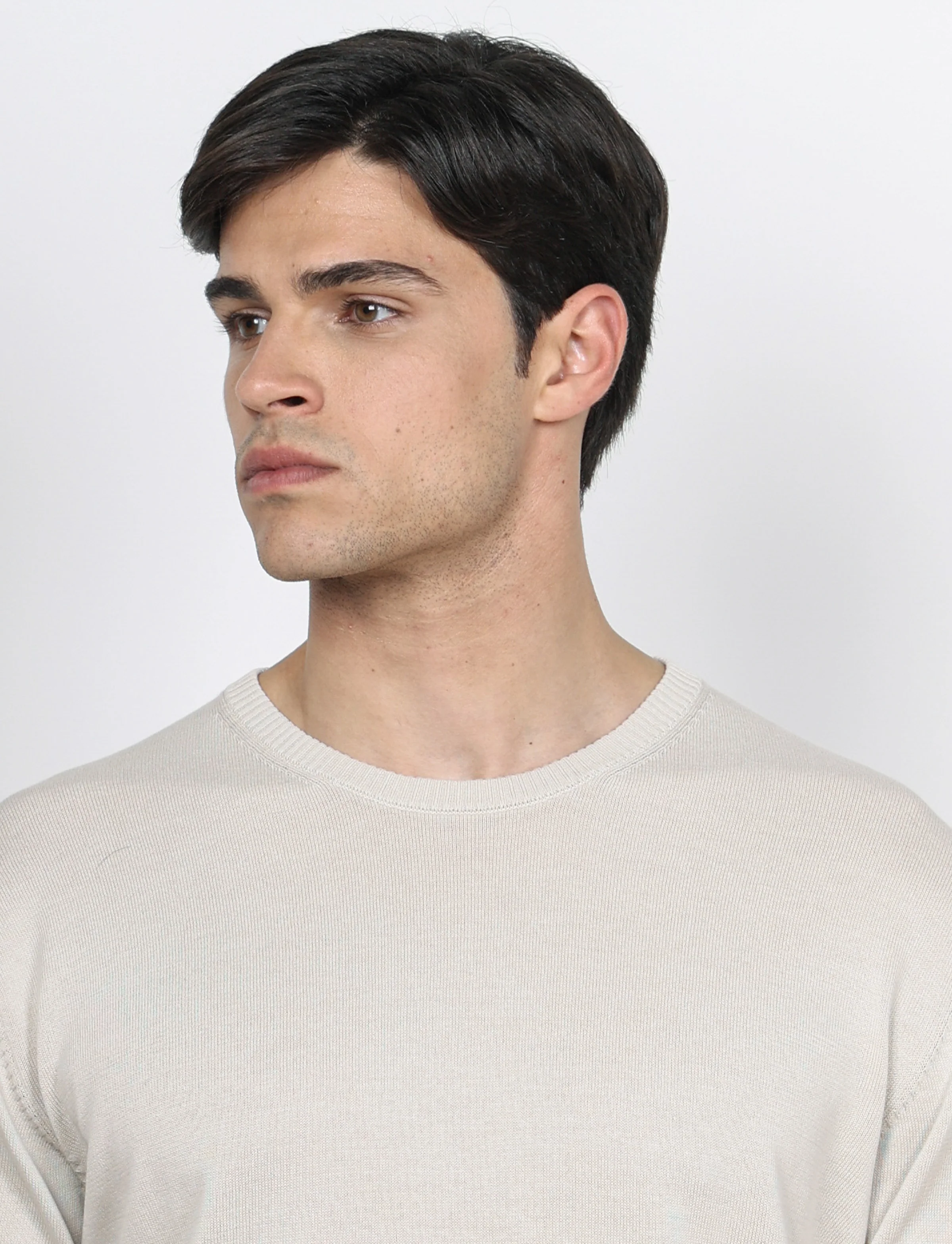 Maglia girocollo in cotone a maniche lunghe - Image 10