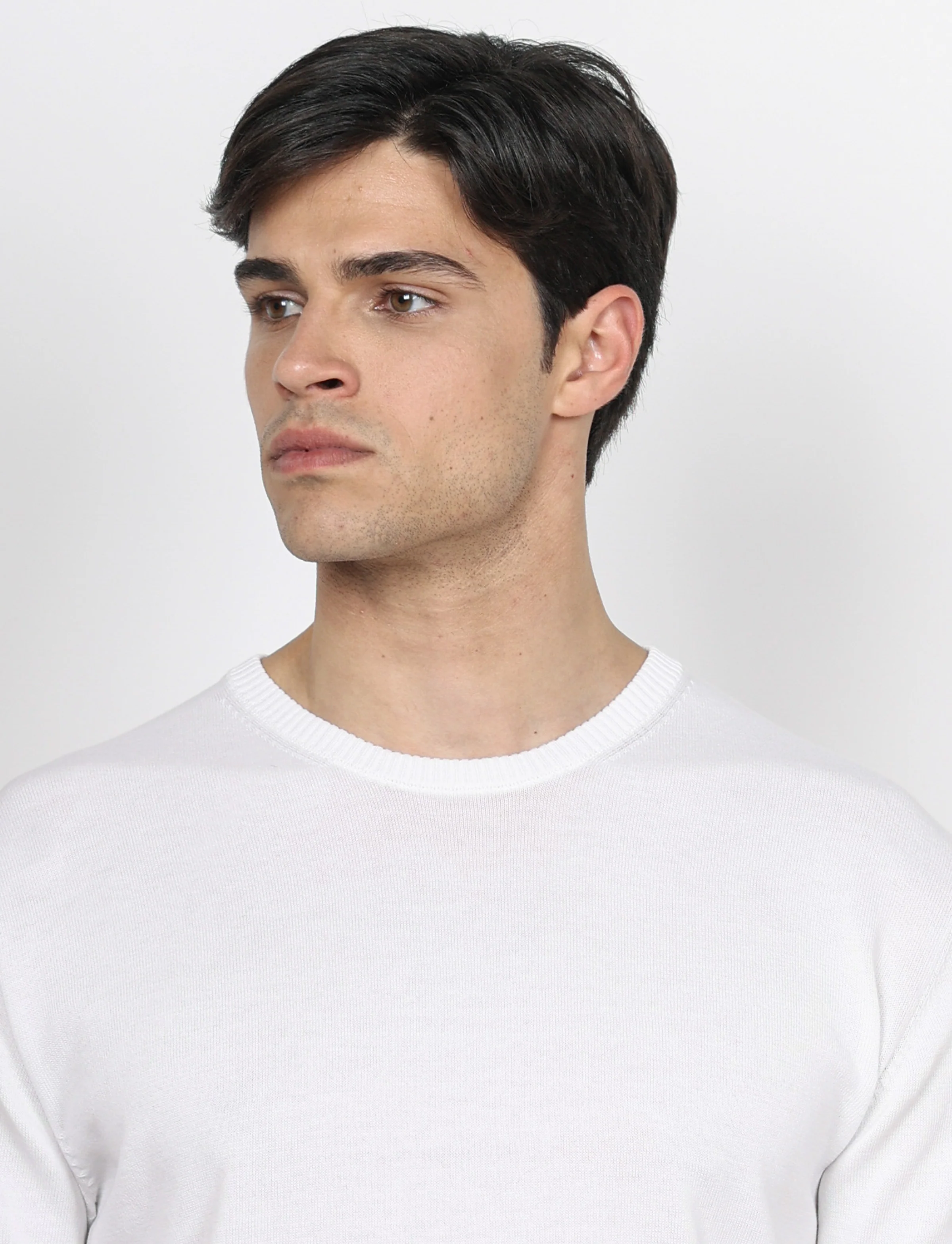 Maglia girocollo in cotone a maniche lunghe - Image 18