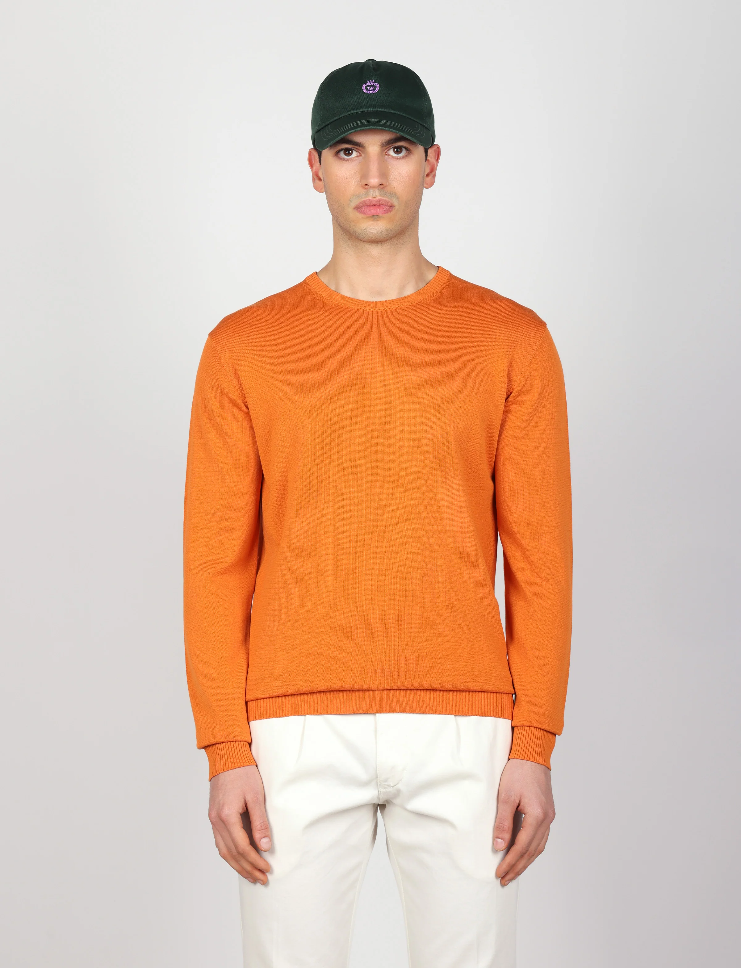 Maglia girocollo in cotone a maniche lunghe - Image 33