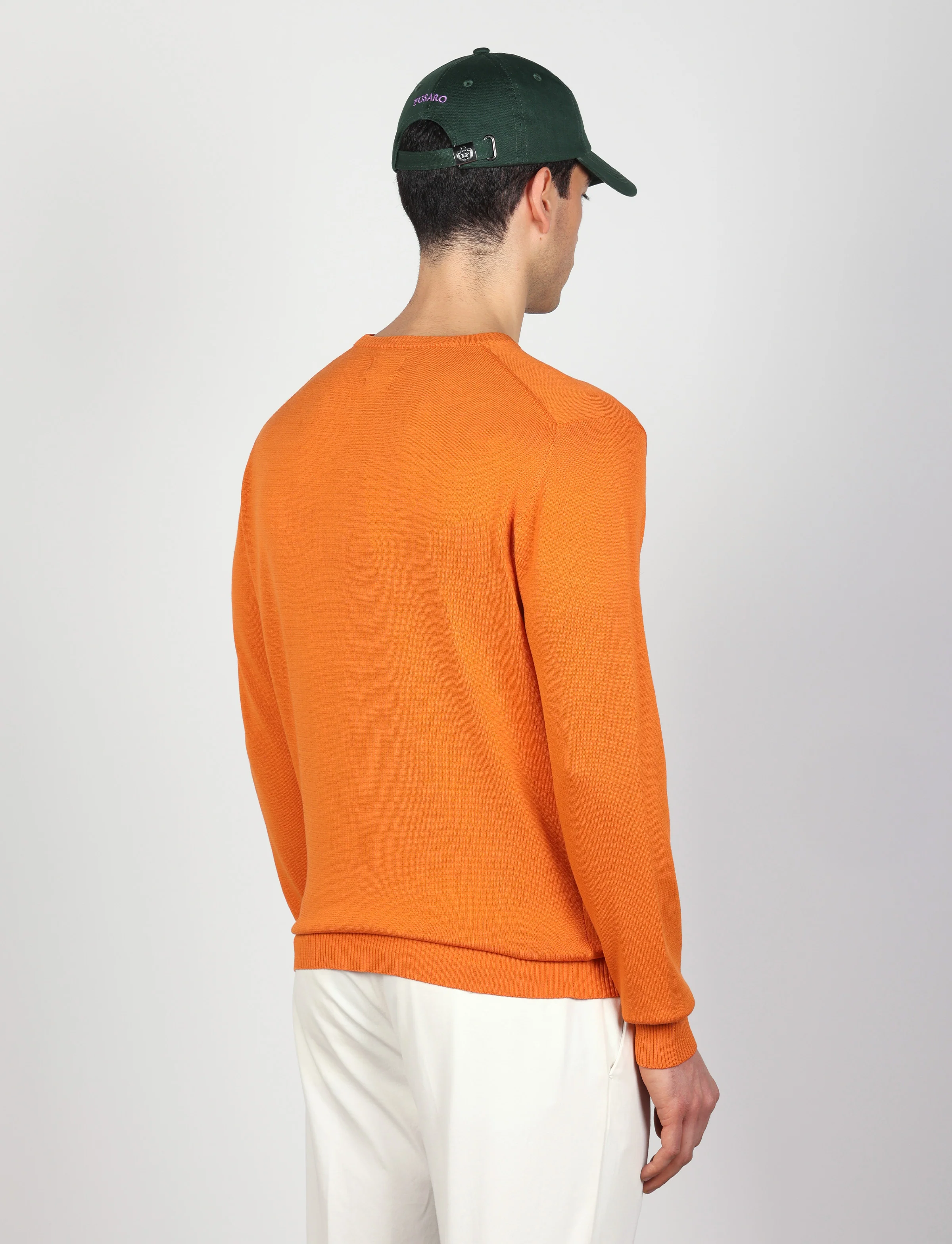 Maglia girocollo in cotone a maniche lunghe - Image 36