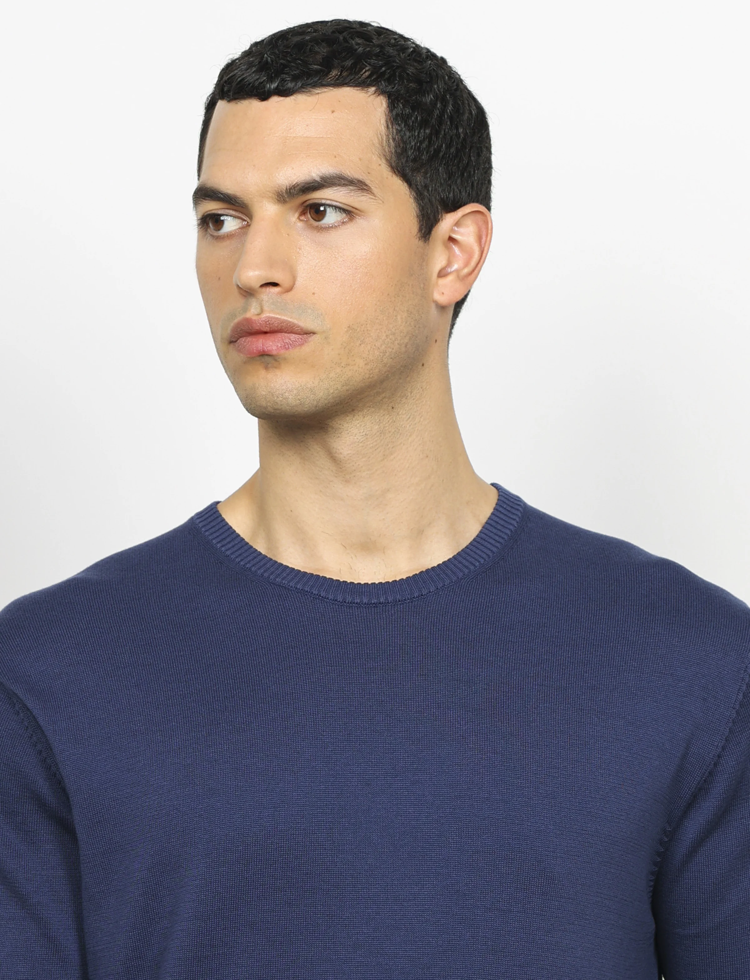 Maglia girocollo in cotone a maniche lunghe - Image 6
