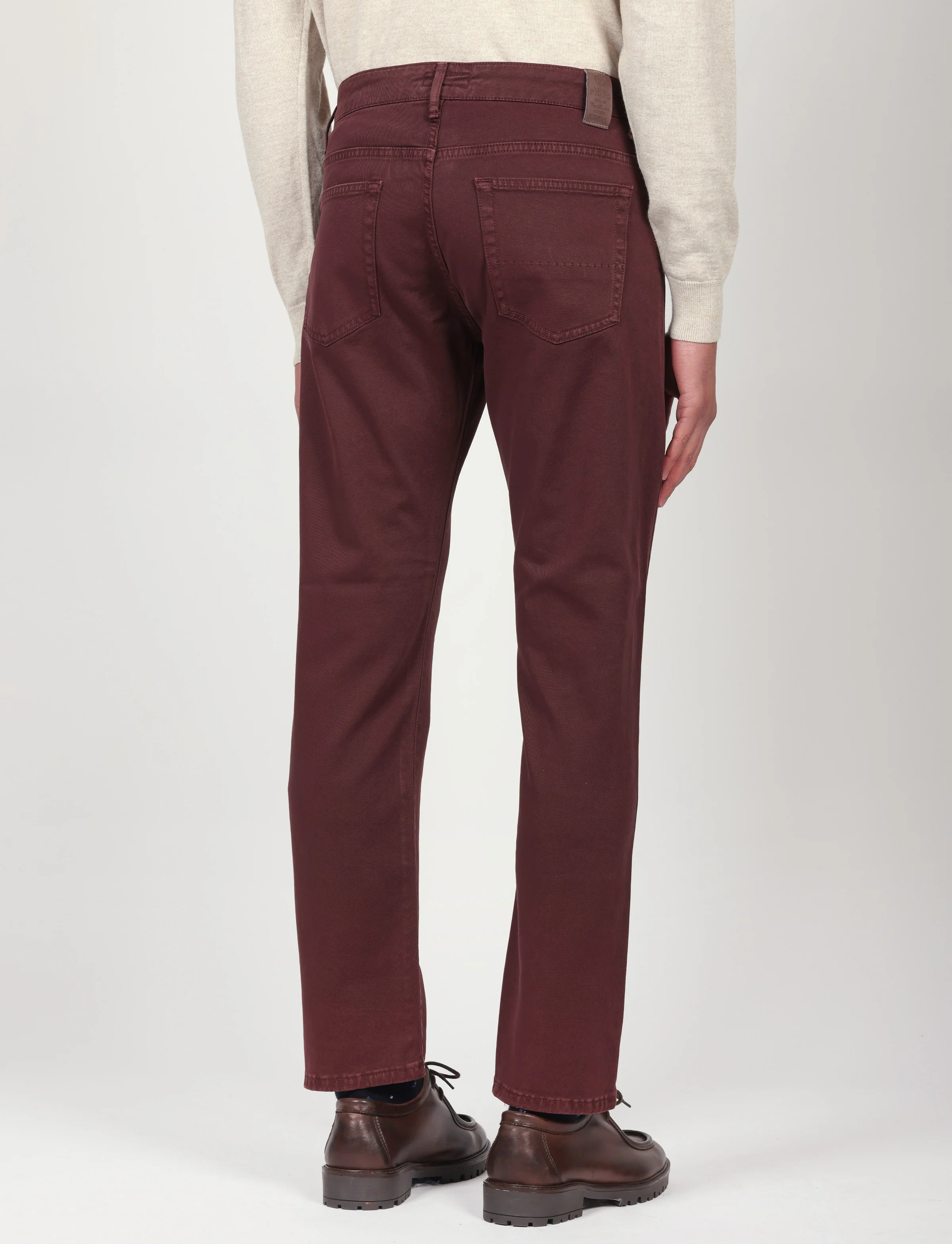 Pantaloni cinque tasche in twill - Image 4