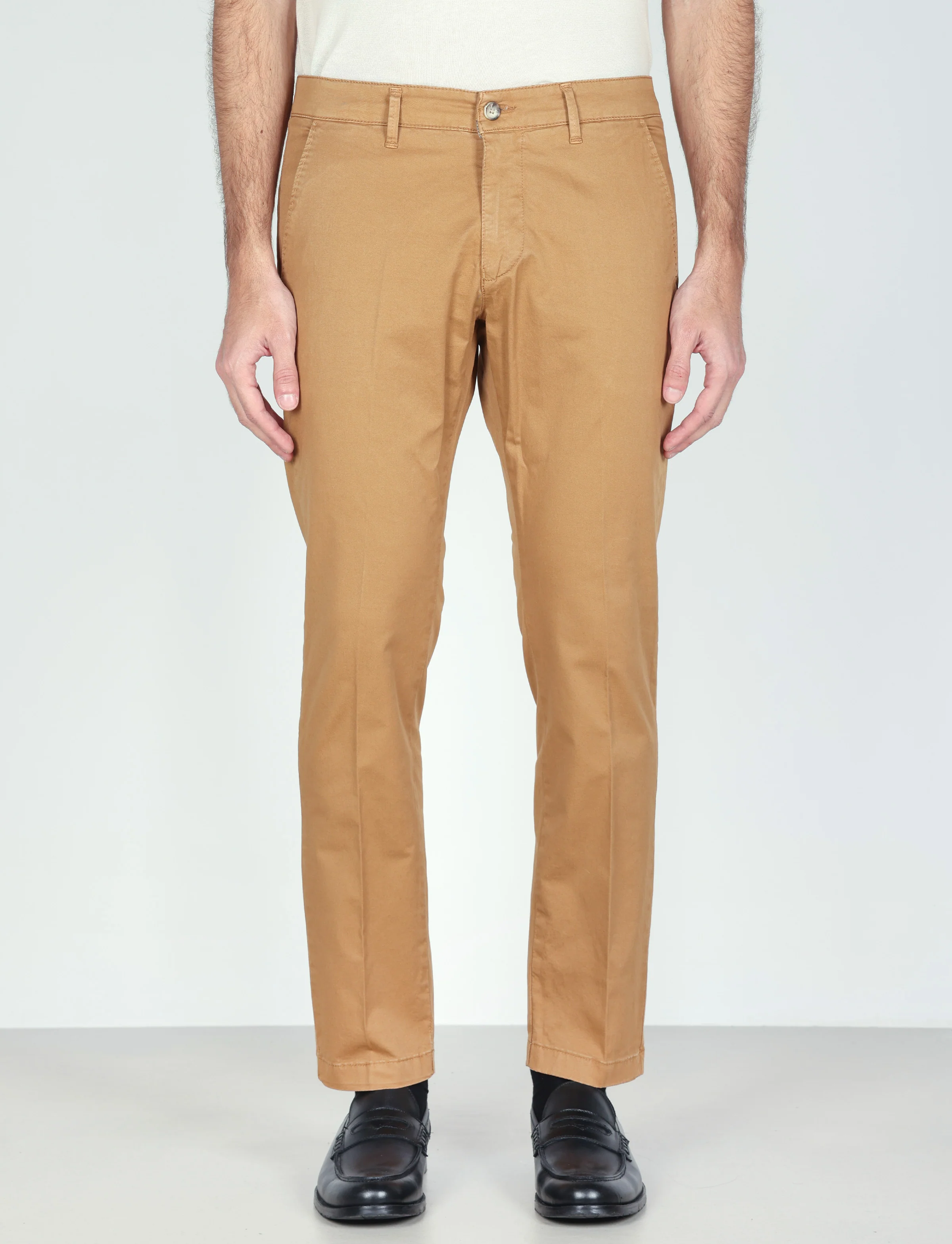 Pantaloni in gabardine di cotone stretch - Image 11