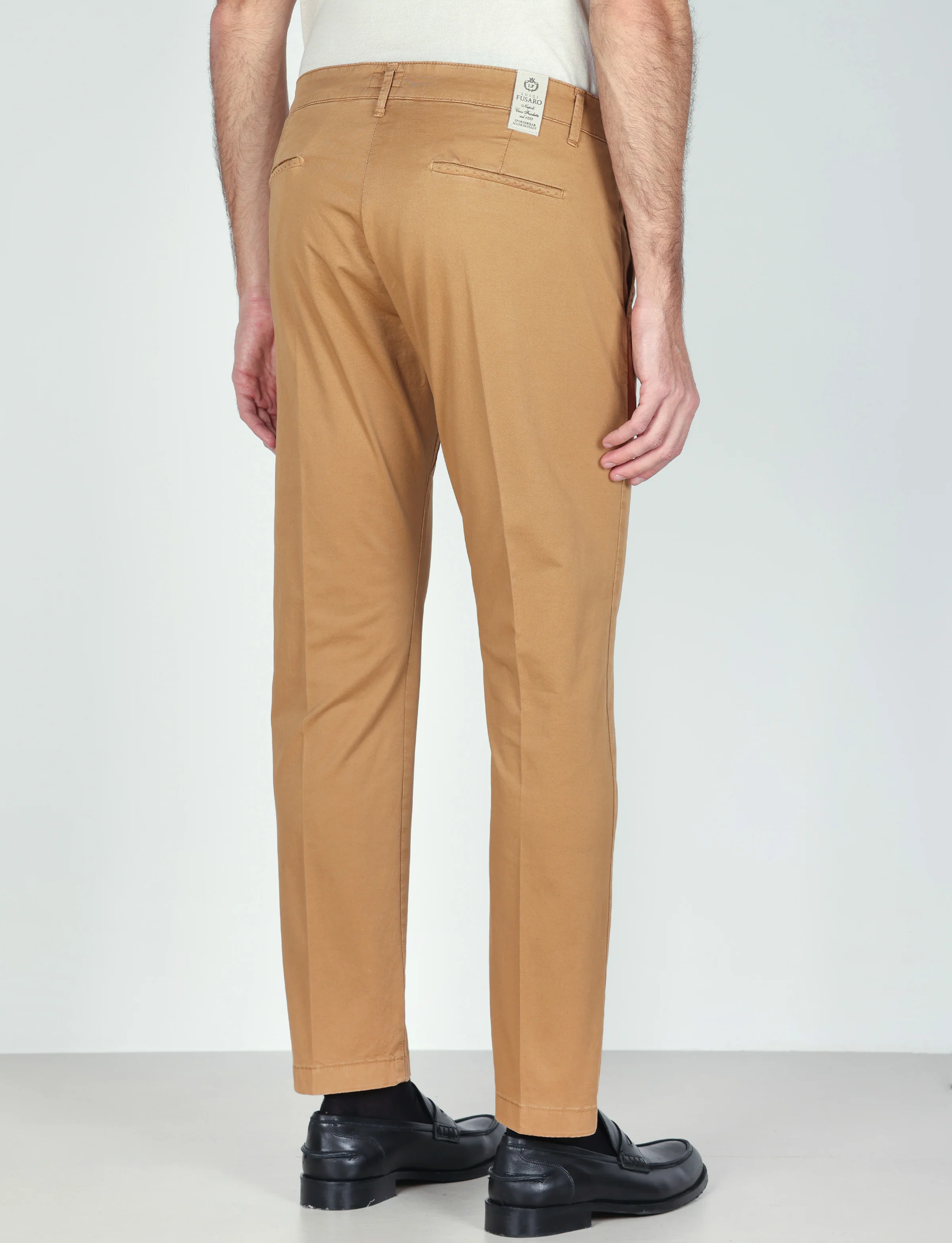 Pantaloni in gabardine di cotone stretch - Image 13