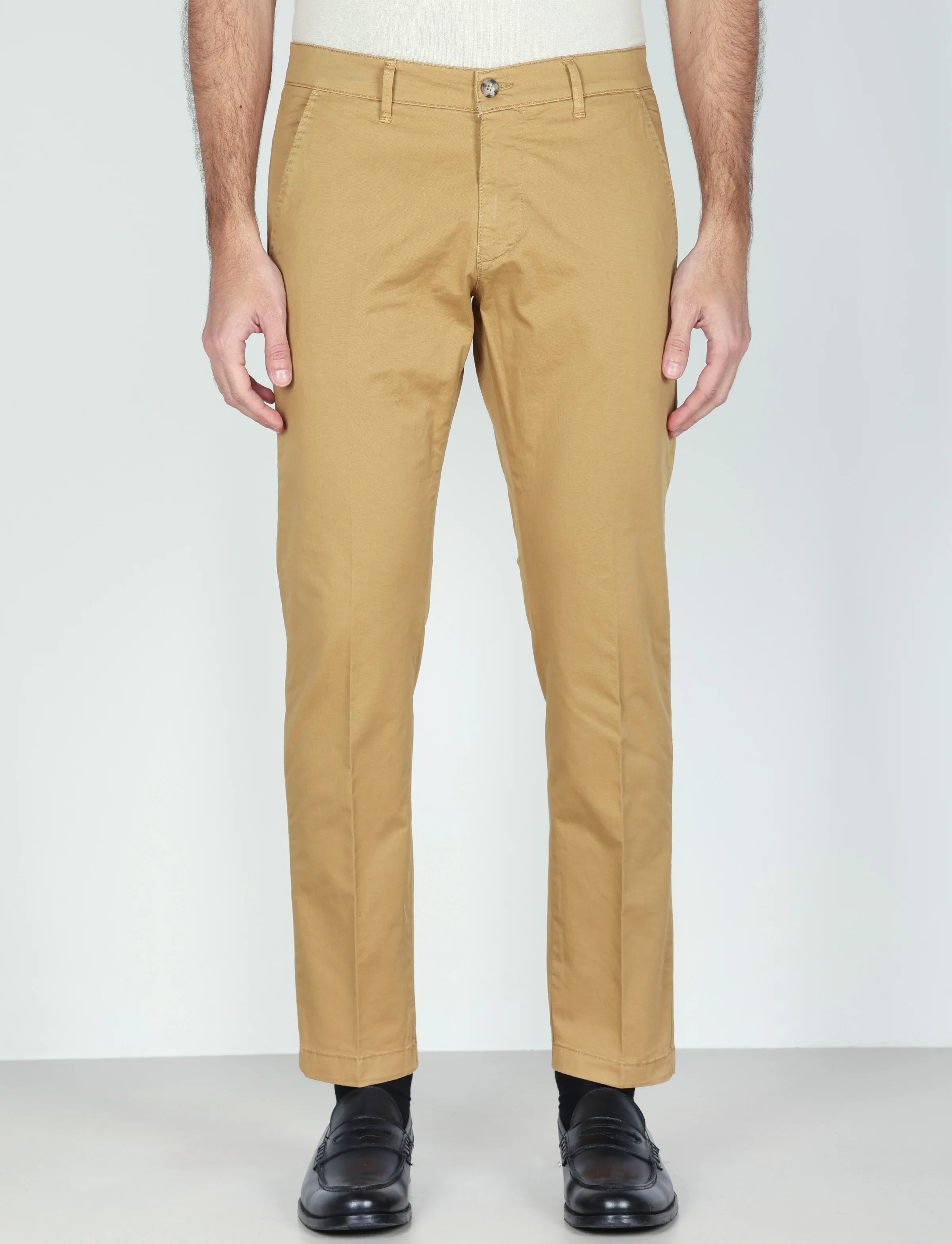 Pantaloni in gabardine di cotone stretch - Image 16