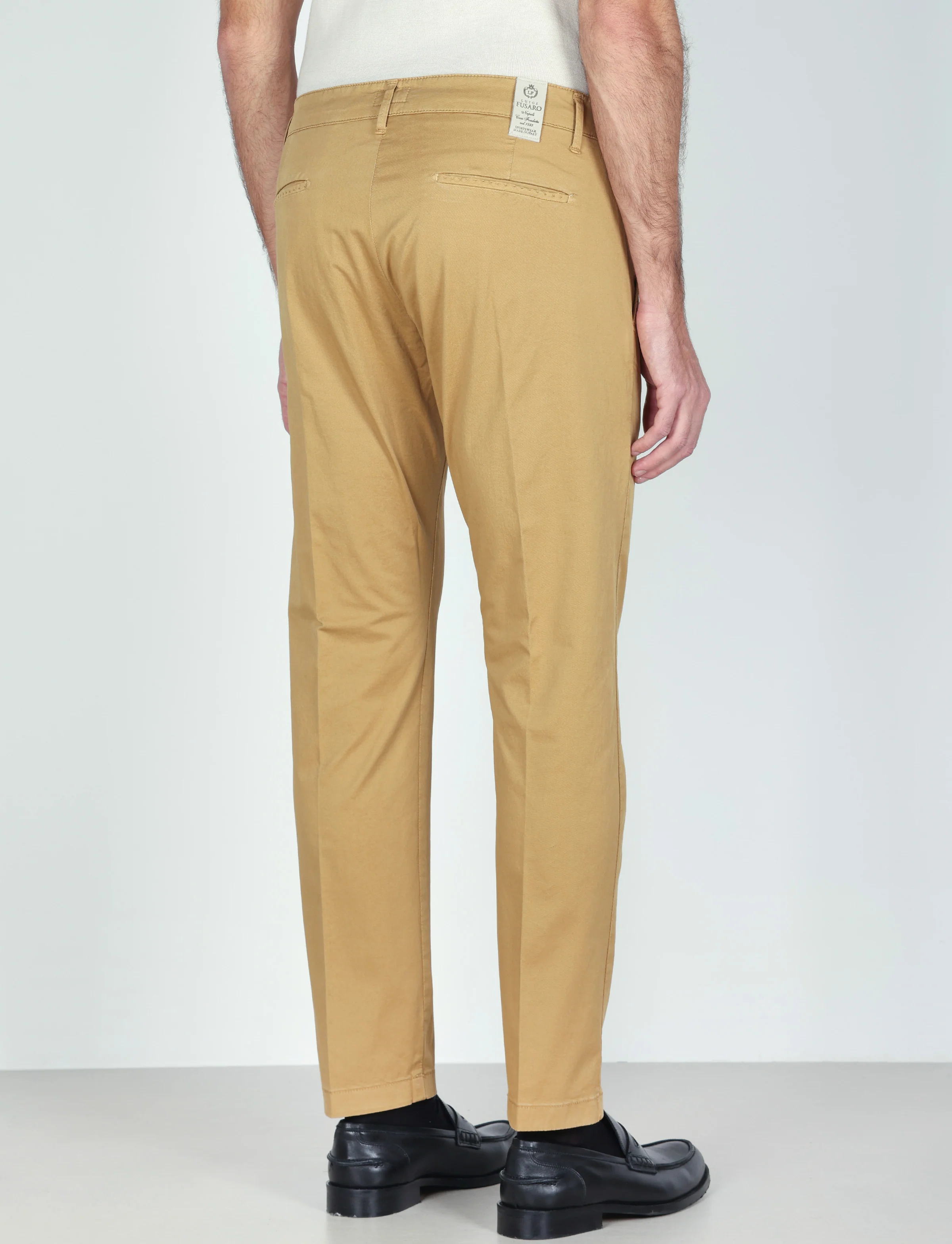 Pantaloni in gabardine di cotone stretch - Image 18