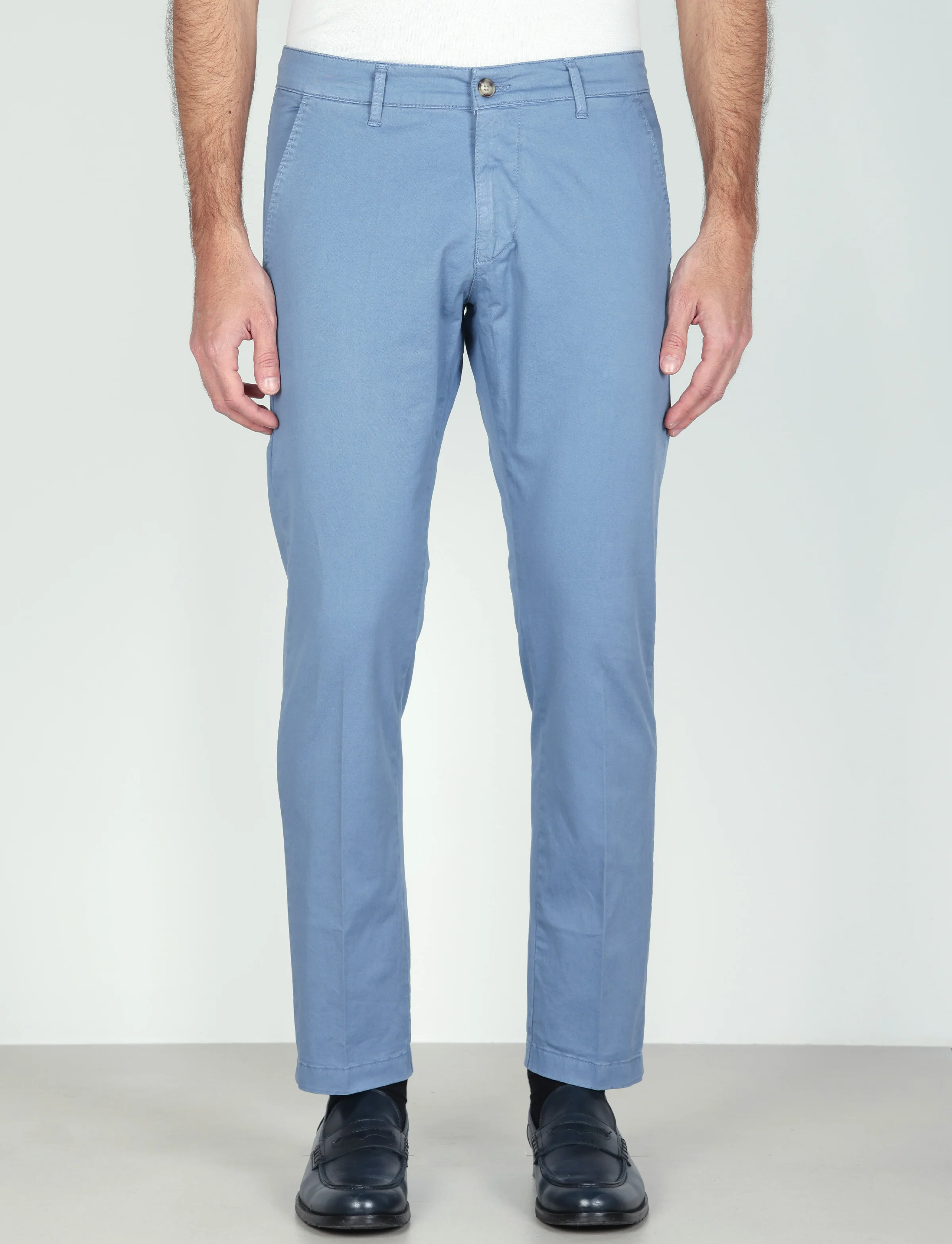 Pantaloni in gabardine di cotone stretch - Image 21