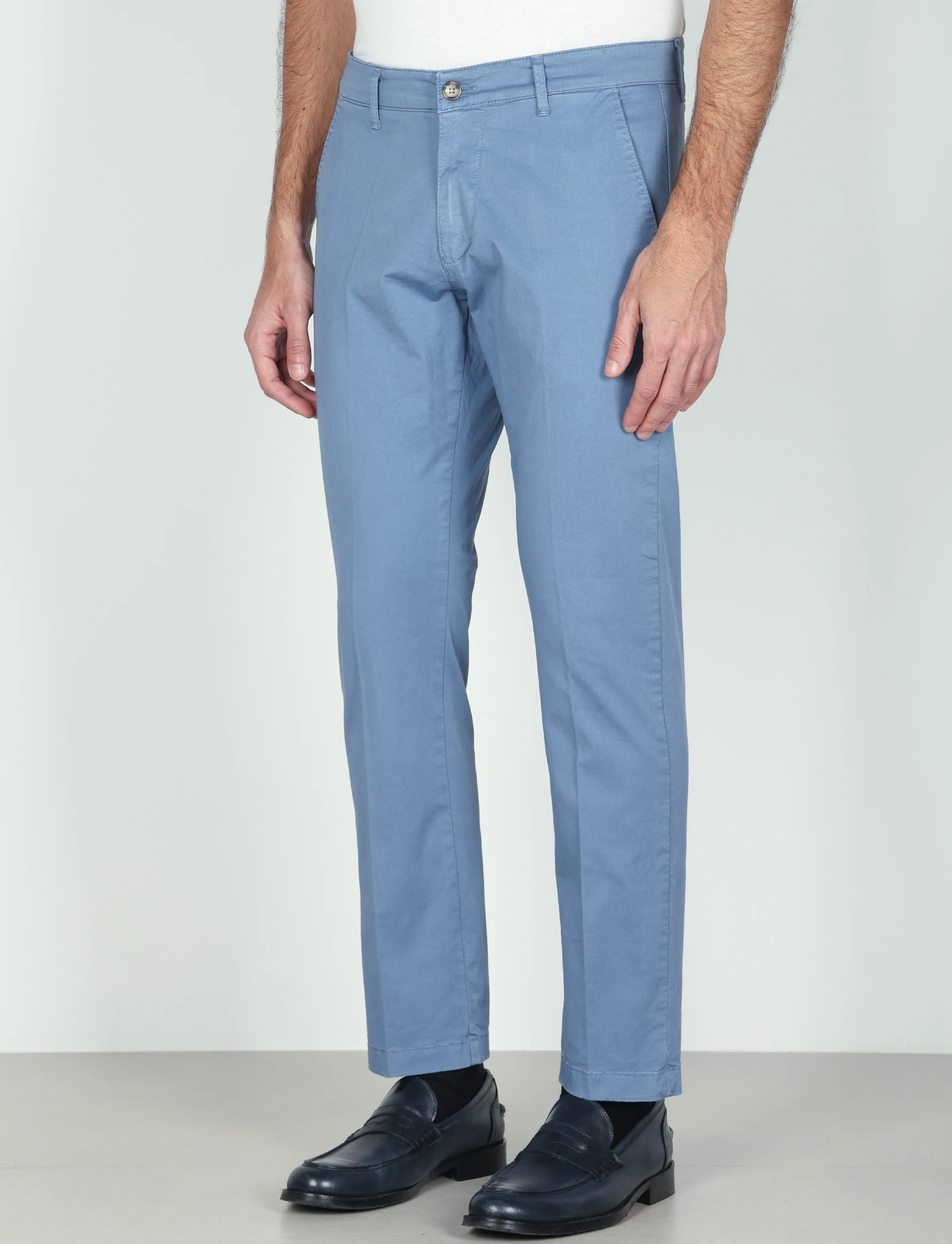 Pantaloni in gabardine di cotone stretch - Image 22