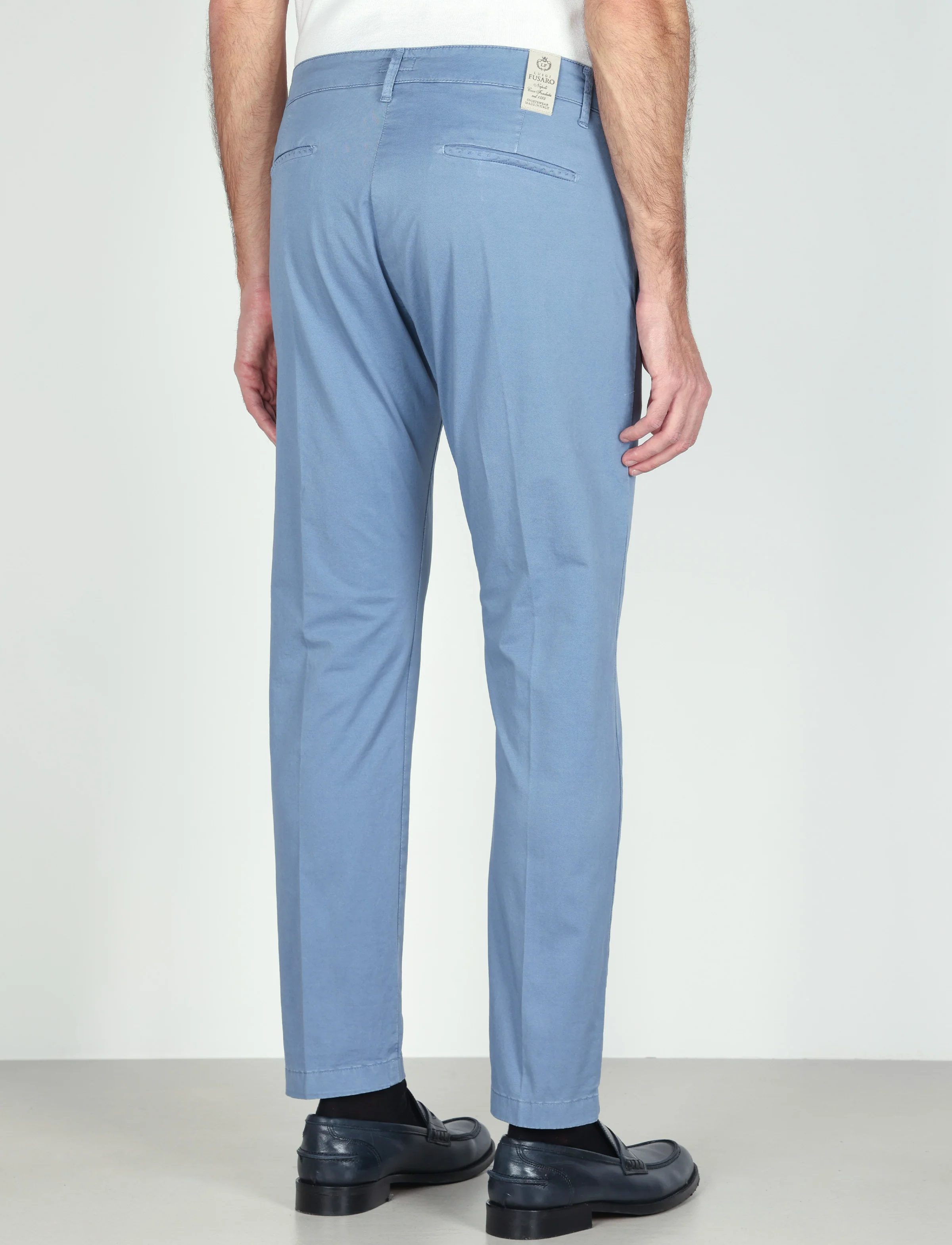 Pantaloni in gabardine di cotone stretch - Image 23