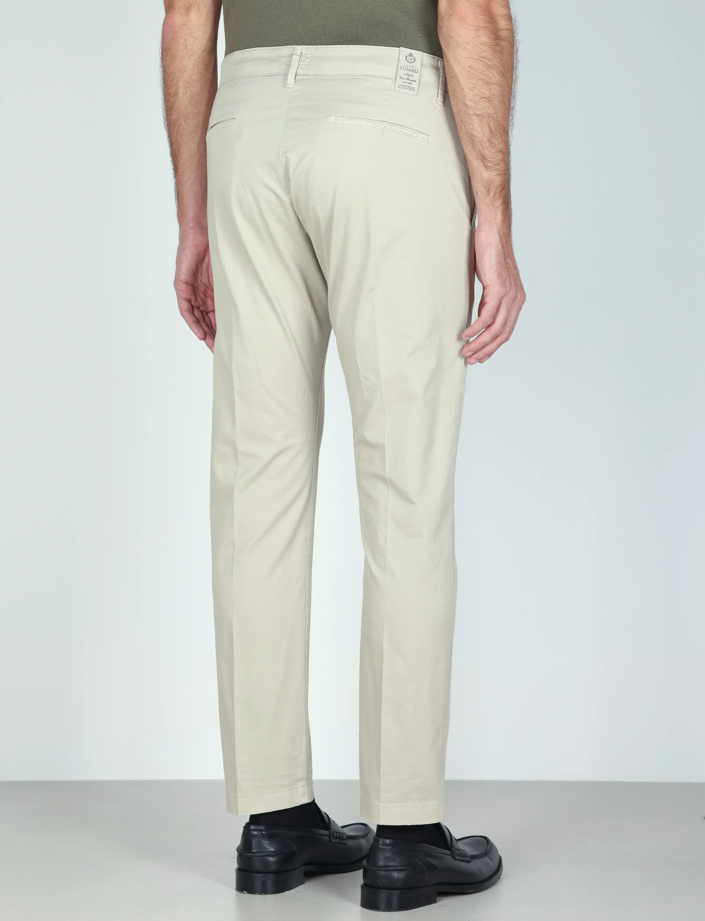 Pantaloni in gabardine di cotone stretch - Image 28