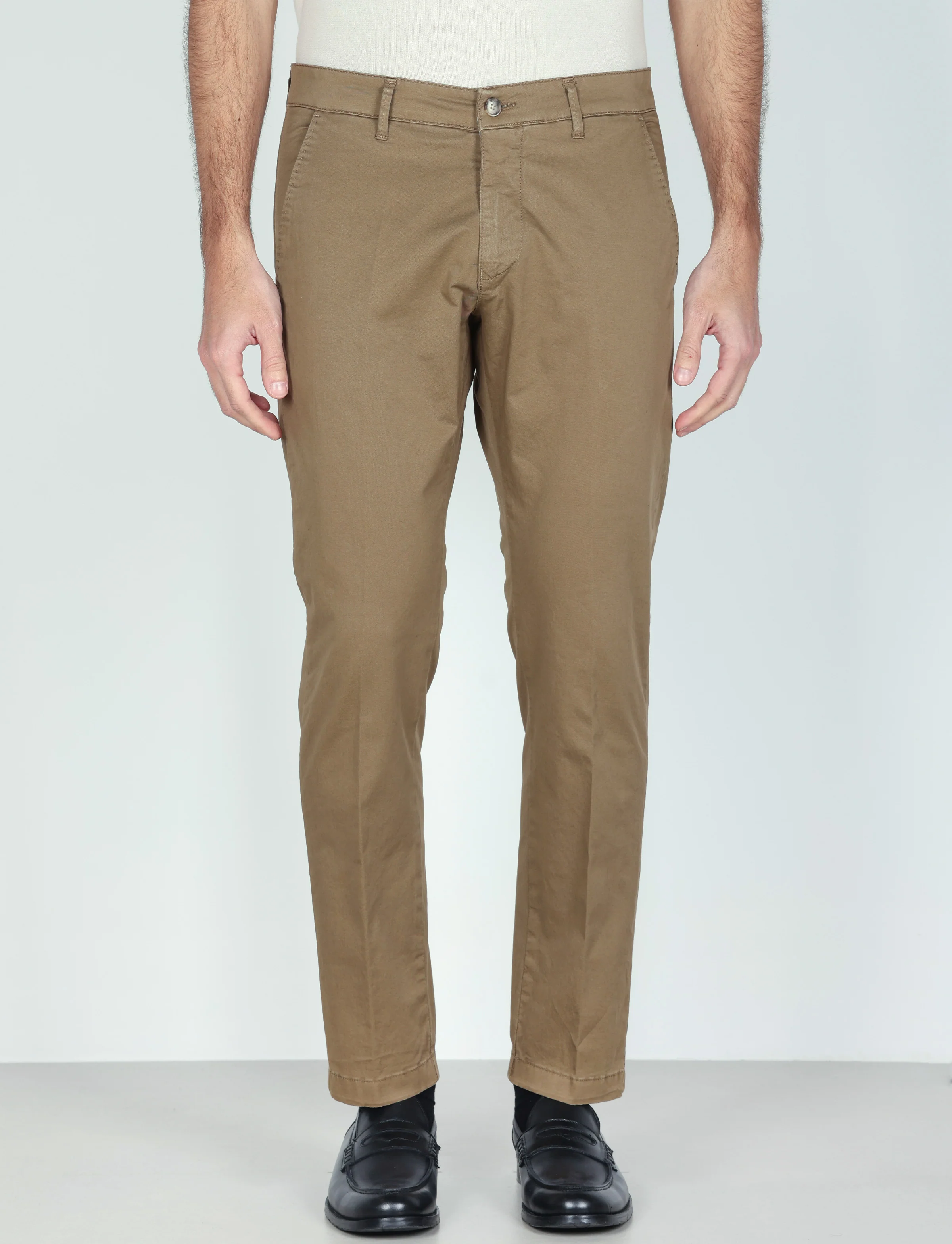 Pantaloni in gabardine di cotone stretch - Image 35