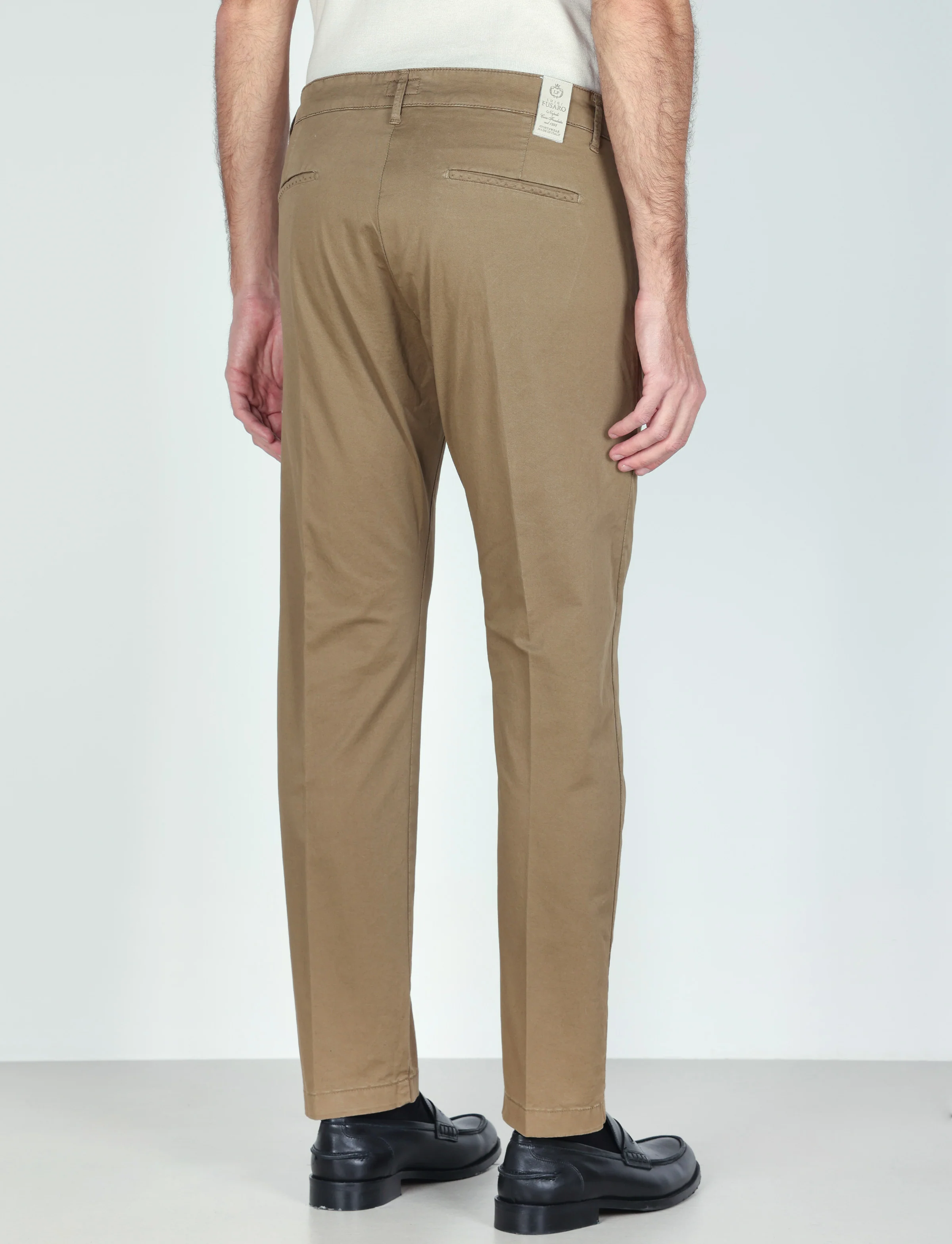 Pantaloni in gabardine di cotone stretch - Image 37